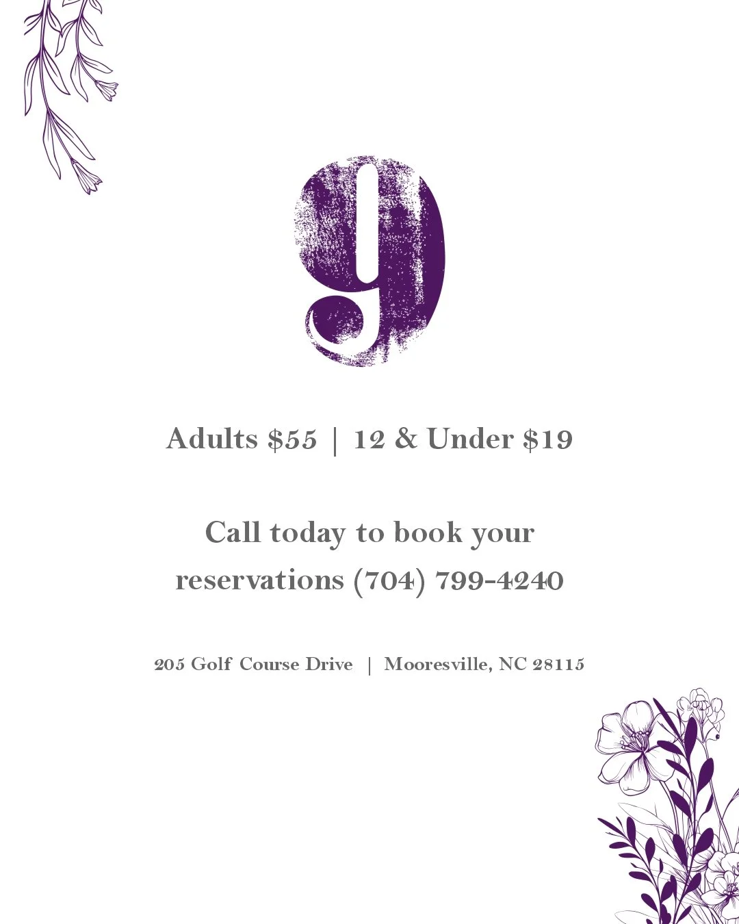 Easter Brunch at On The Nines