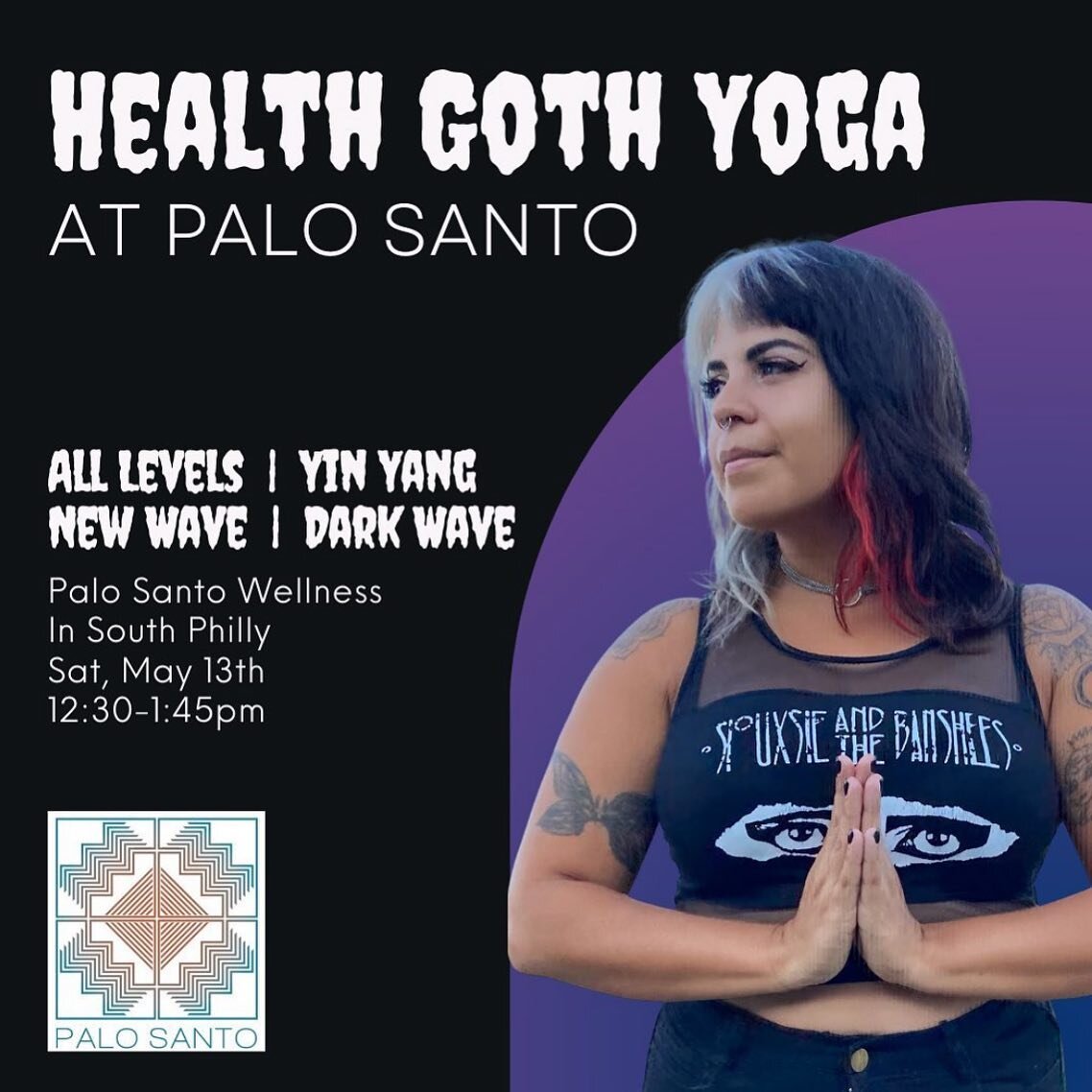 THIS SATURDAY!
MAY 13TH
12:30pm at Palo Santo in South Philly!

This will be a special 75 minute hip focused Yin Yang Flow that will balance the solar and lunar energies within us. It will be about 45 minutes yang and 30 minutes yin so expect to swea