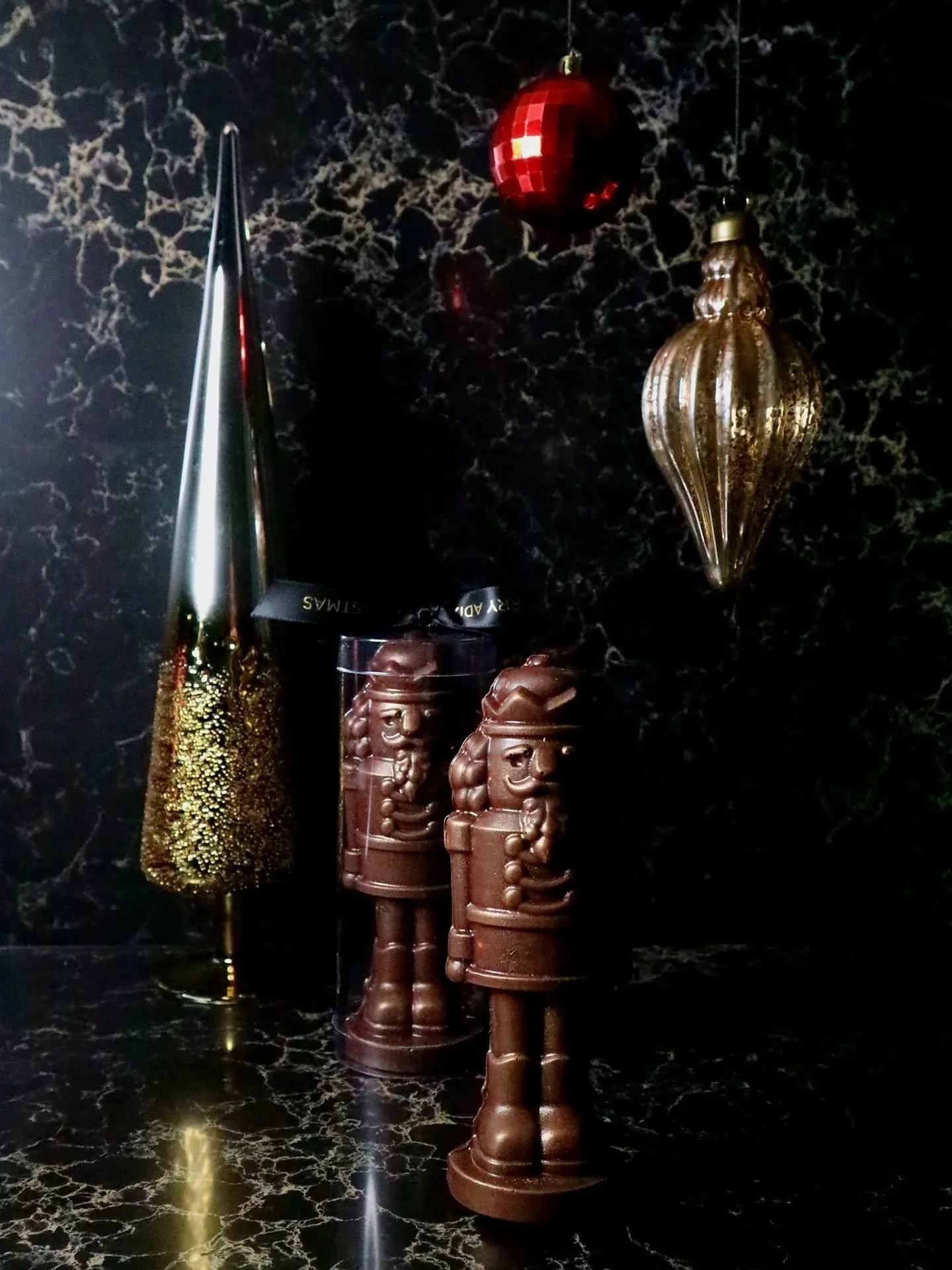 Did you know? Traditionally, Nutcracker Soldiers are symbols of good luck, strength, and protection&mdash;guardians of the family home. This year, let yours stand watch in the sweetest way possible..🥁🎄🍫💫

Nutcracker Soldier is handcrafted from yo