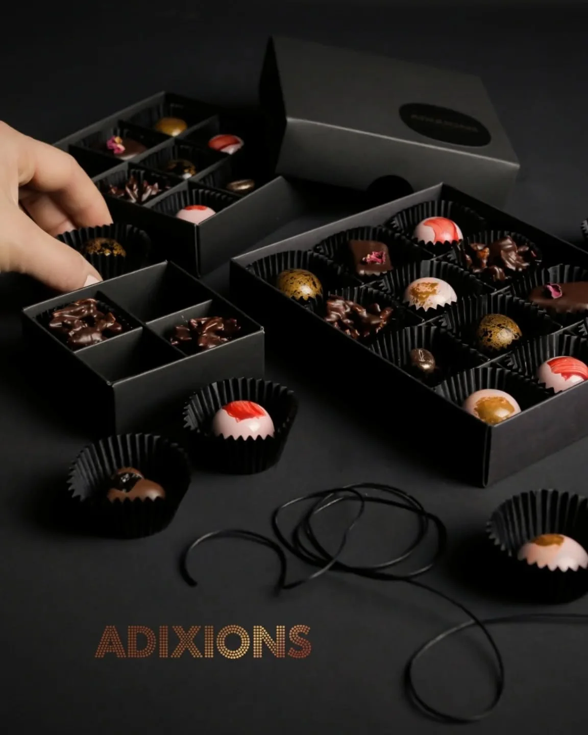 Made to be gifted, shared, or secretly savoured. 🍫✨

From silky ganaches to textured clusters, each bonbon is created in our Adelaide chocolate studio with precision and passion.
Luxury in every bite. 🍫💫

#Adixions #AdixionsChocolates #Handcrafted