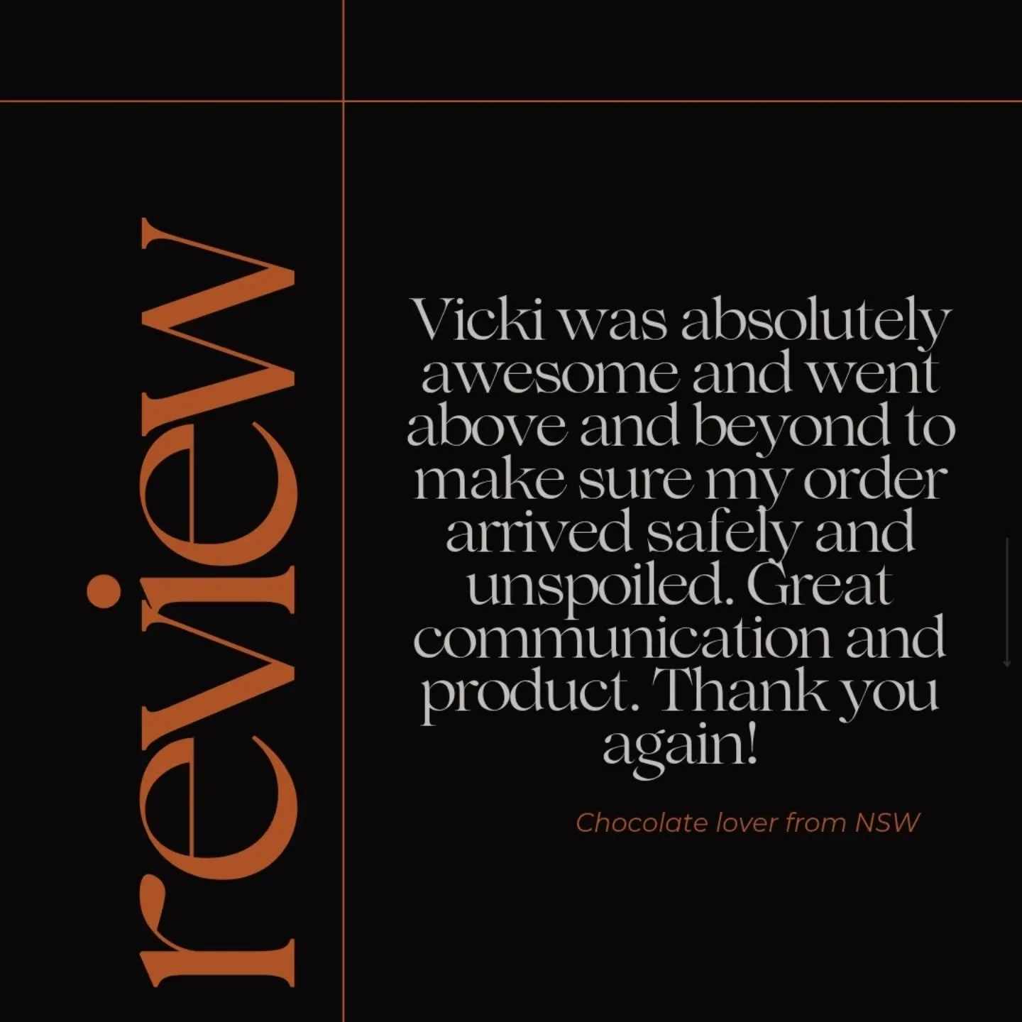 5 ⭐️ reviews like this mean everything 🤎🍫🥰

At Adixions, going above and beyond is part of the craft, from flawless chocolate to thoughtful delivery. Thank you for trusting the patience, passion and care poured into every Adixions Chocolates order