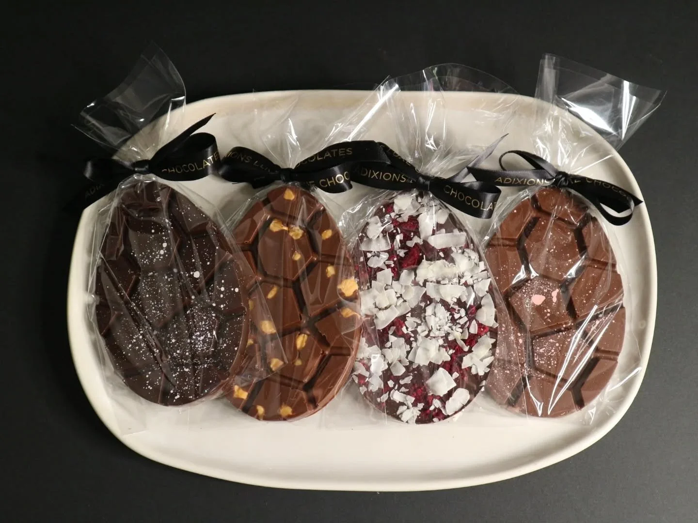 Our Adixions Easter Collection is now quietly taking shape, each piece slowly handcrafted and perfected in our Adelaide kitchen&hellip;created for those who believe Easter chocolate should be nothing less than extraordinary..✨️🍫🐣

They&rsquo;re not