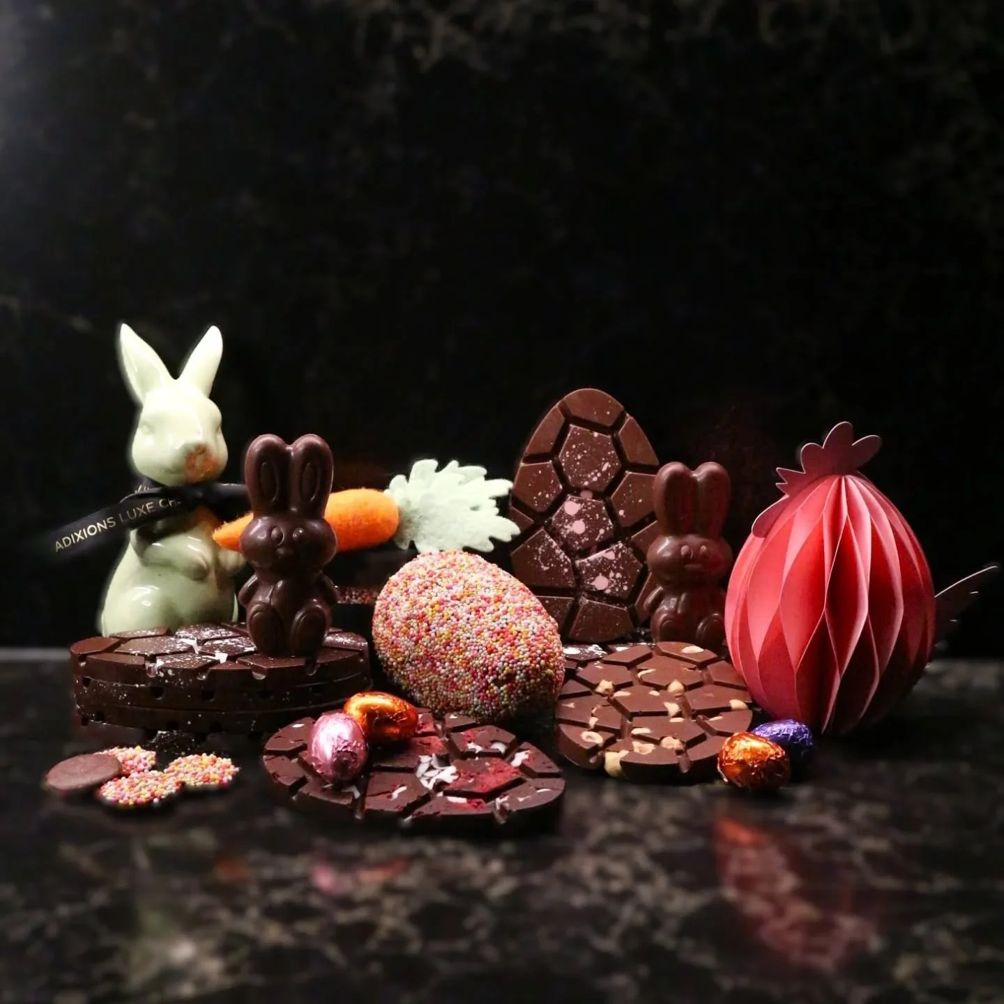 Handcrafted slowly, meticulously, and with only the finest ingredients&hellip; our Adixions Easter range is a true celebration of indulgence 🍫✨🐇

Each piece is created in small batches, with passion, and a touch of Easter magic..🐣🍫✨️

Interstate 