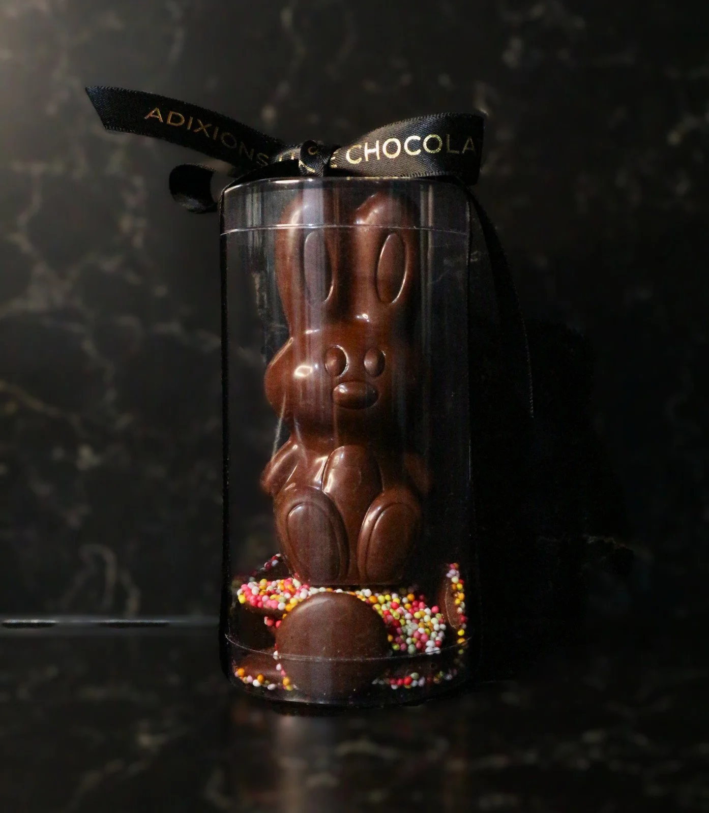 Hot Chocolate Easter Bunny with Marshmallows.