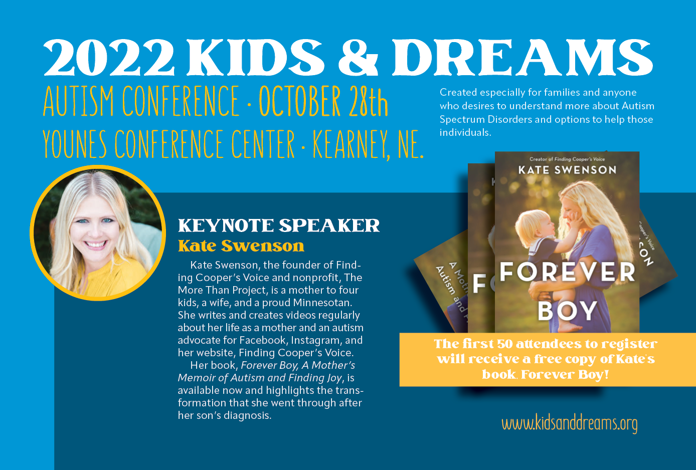 Postcard Mailer, Kids & Dreams Foundation, September 2022