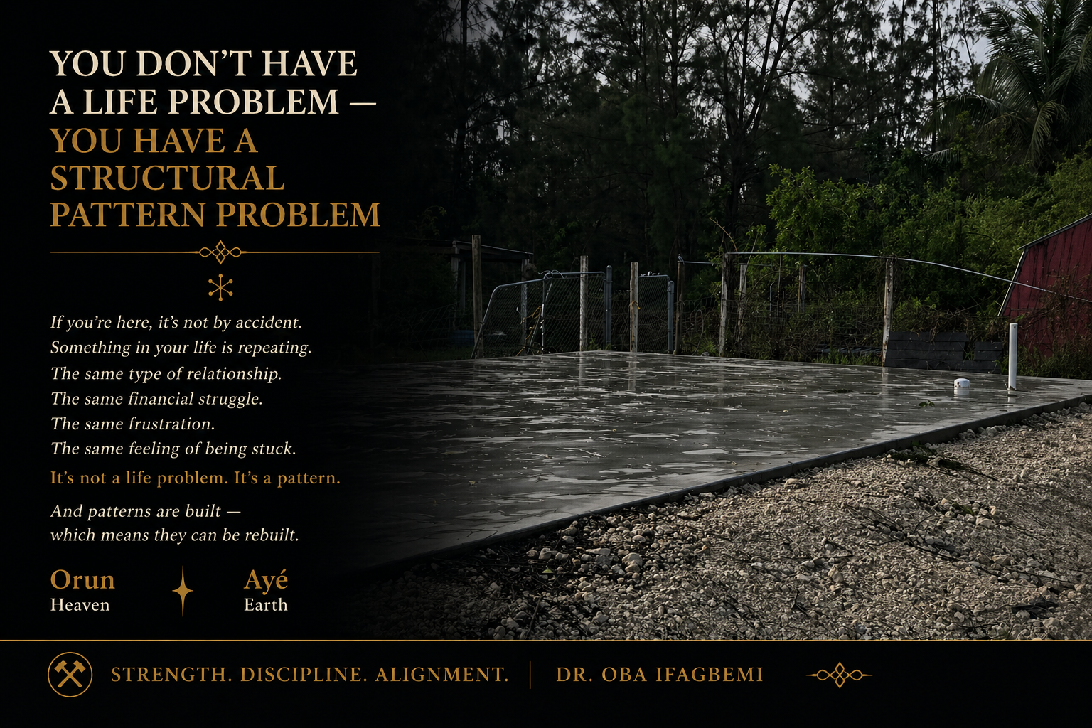 You Don’t Have a Life Problem — You Have a Structural Pattern Problem