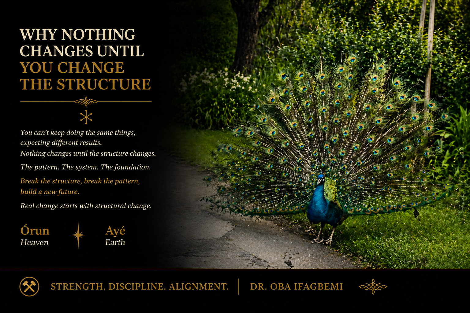 Why Nothing Changes Until You Change the Structure