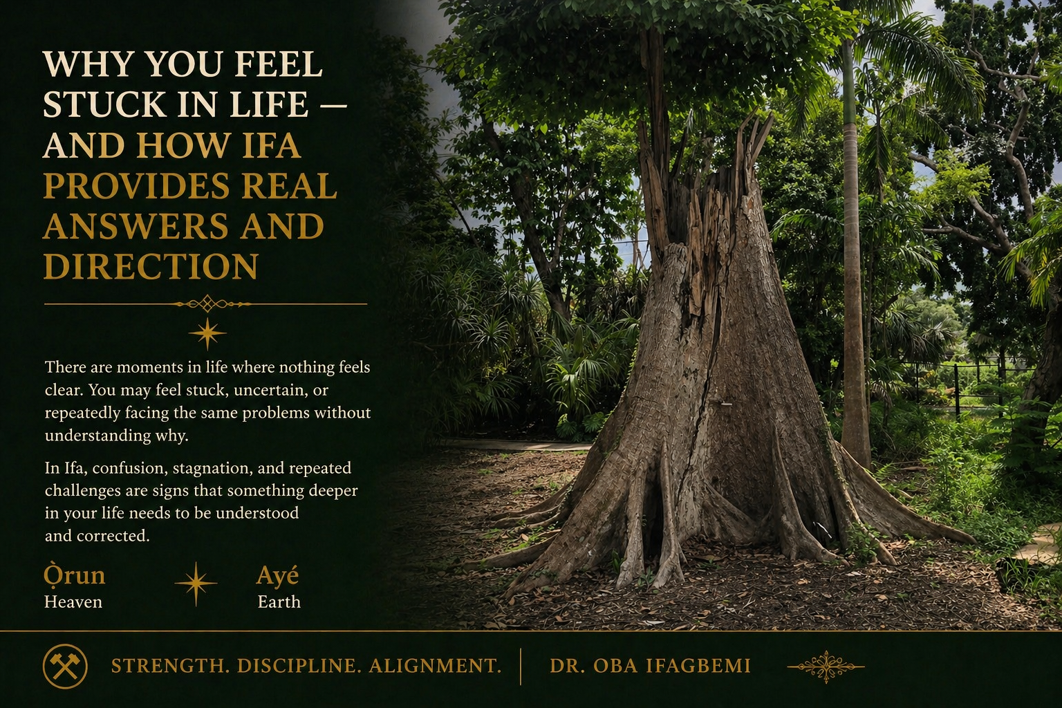 Why You Feel Stuck in Life — And How Ifa Provides Real Answers and Direction