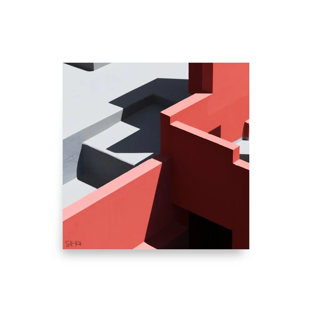 Muralla Roja 03 fine art photography print, unframed, multiple sizes
