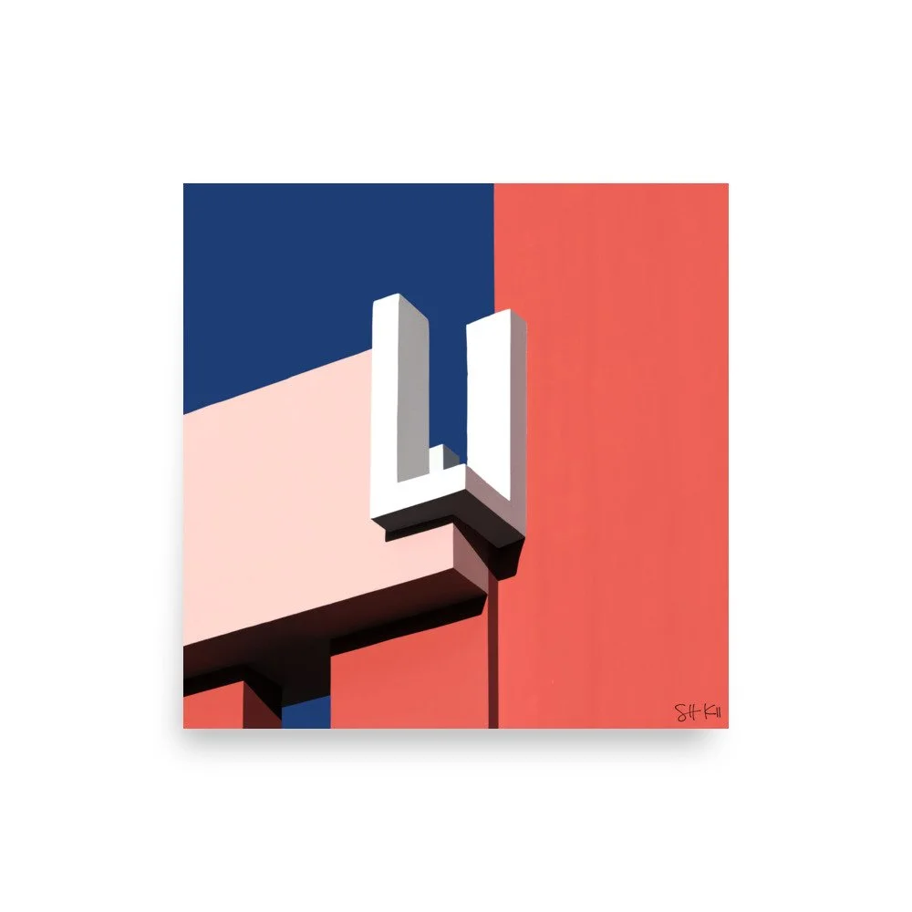 Muralla Roja 05 fine art photography print, unframed, multiple sizes