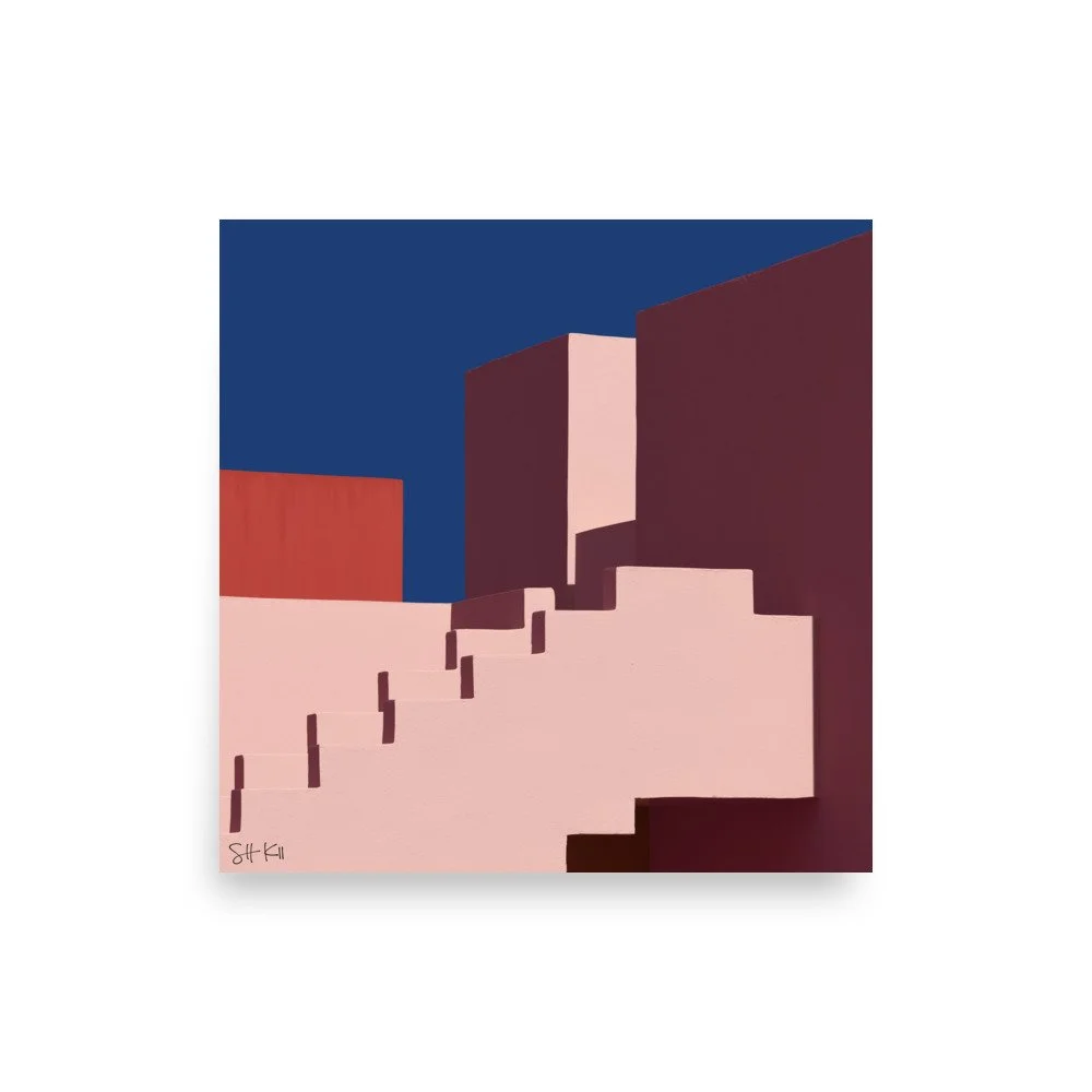 Muralla Roja 10 fine art photography print, unframed, multiple sizes