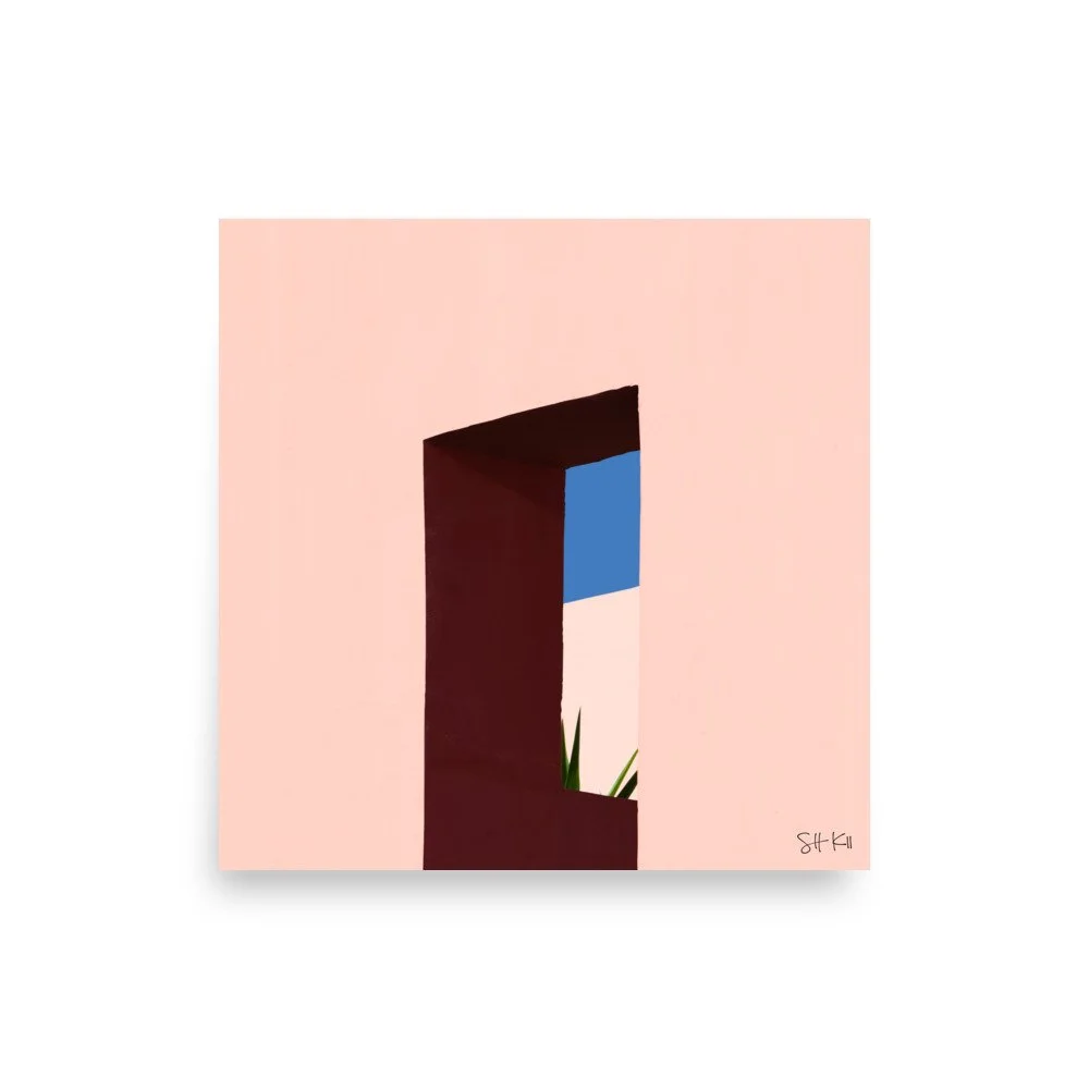 Muralla Roja 28 fine art photography print, unframed, multiple sizes