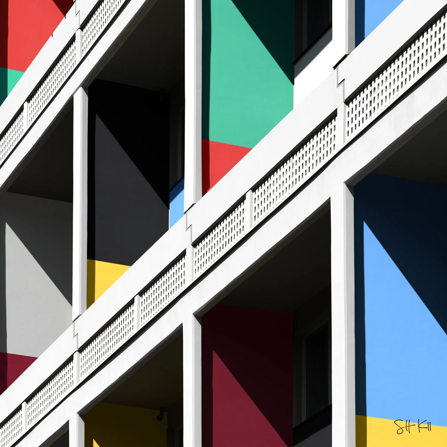 Corbusierhaus Berlin 05 Photography Print