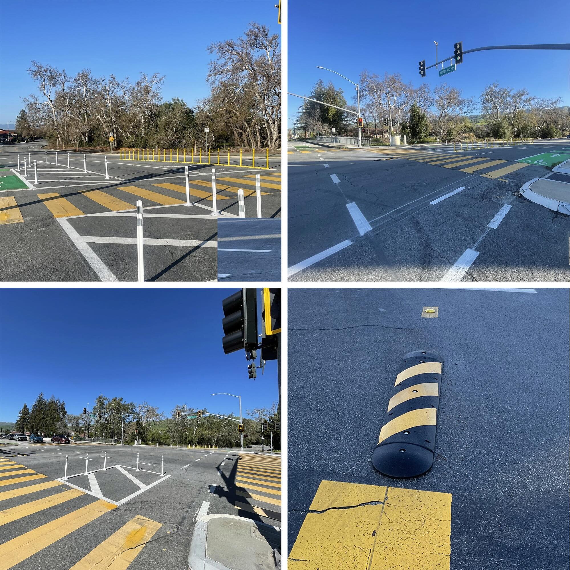 San Jose Department of Transportation and Traffic Safety has completed sideshow mitigation and safety improvement projects at White Road and Penitencia Creek Road. If you live in the immediate area or often commute through this intersection, we&rsquo