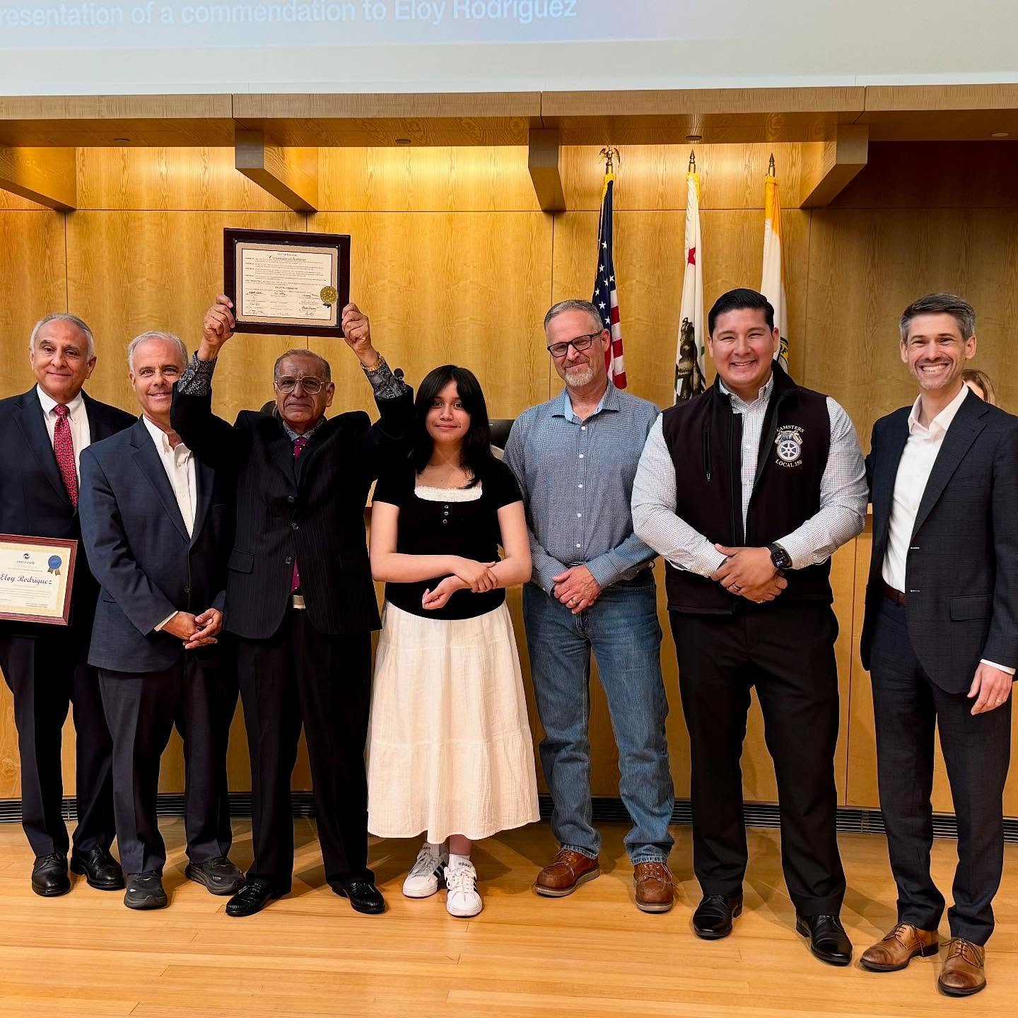 Today, we honored Eloy Rodriguez, who has proudly served San Jos&eacute; residents as a driver for California Waste Solutions for over 20 years. His work has never just been a job, it&rsquo;s a commitment to the community he loves.

On May 23, while 