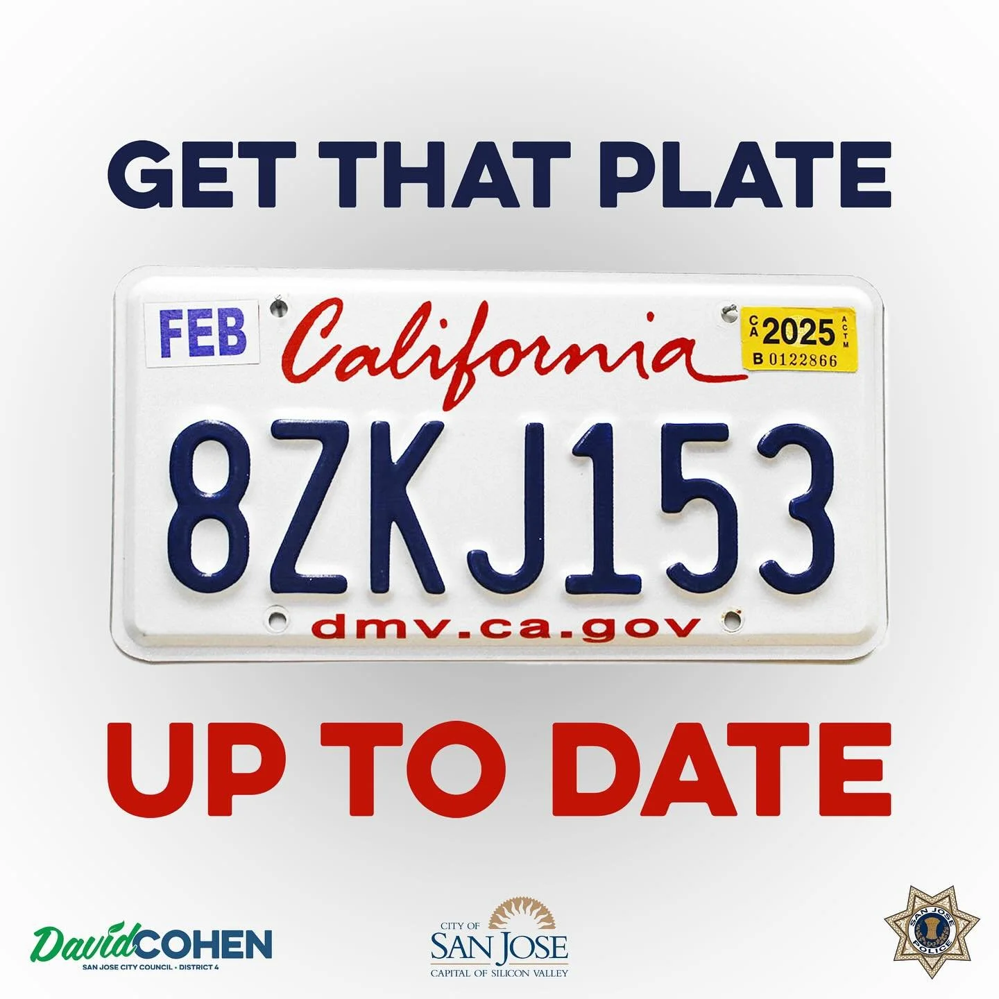 Starting August 17, San Jos&eacute; will begin towing vehicles with registration expired over 6 months&mdash;no warning needed.

Over 4,200 unregistered cars are impacting safety and cleanliness. Registration helps fund road repairs, transit, and rem