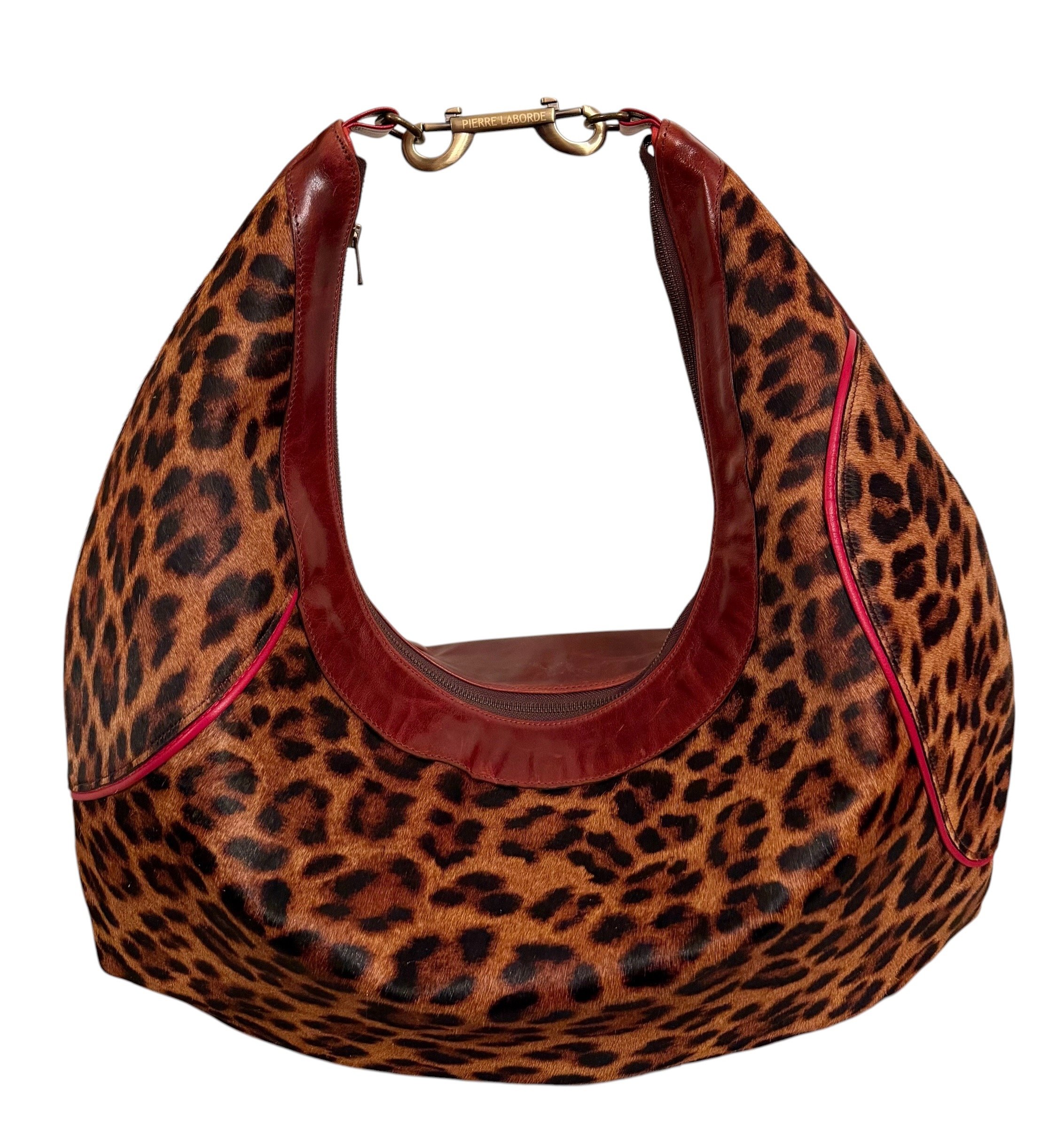 Neryah/ Leopard Print Brown & Tan  Cowhide / Brown  Leather Hide