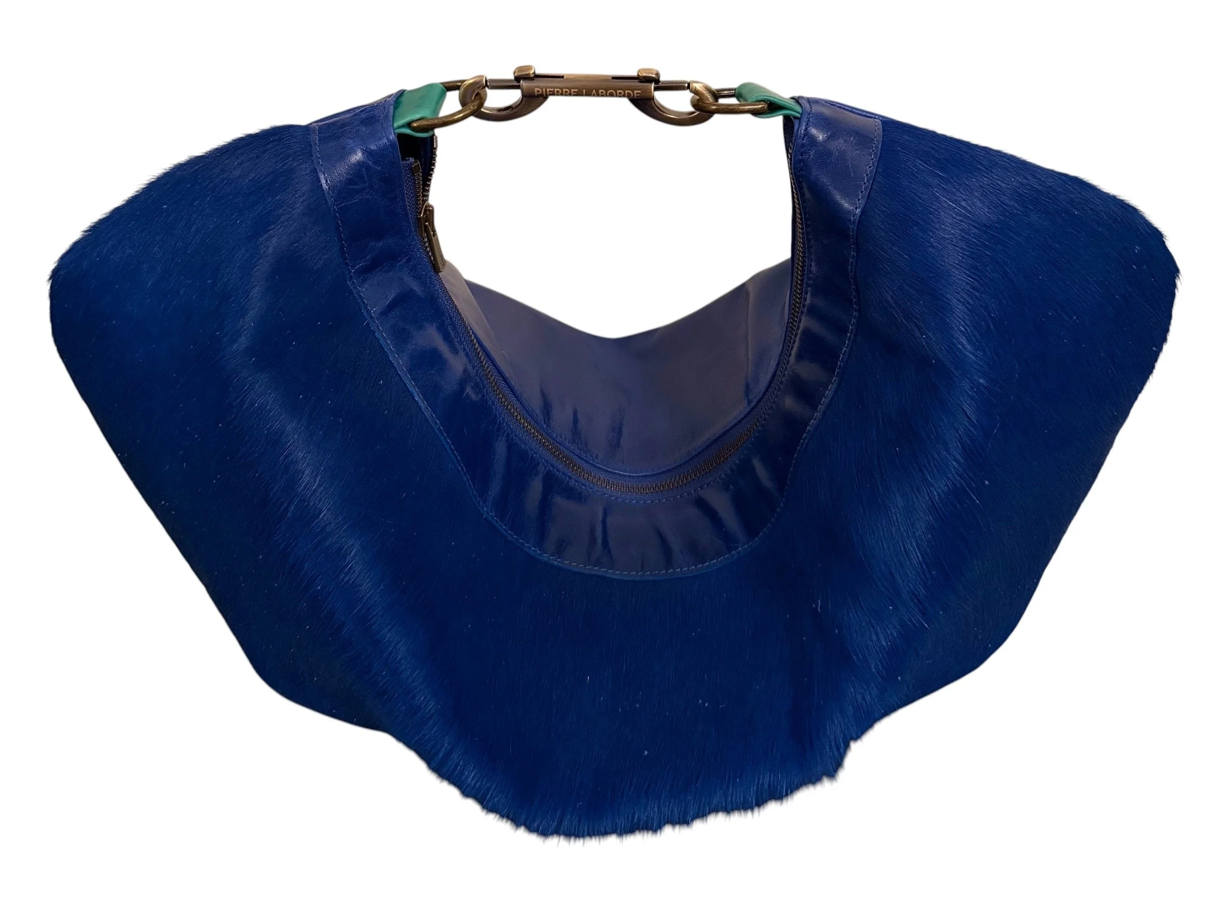 Emma / Short Blue  Cowhide  / Soft Blue Leather Hide