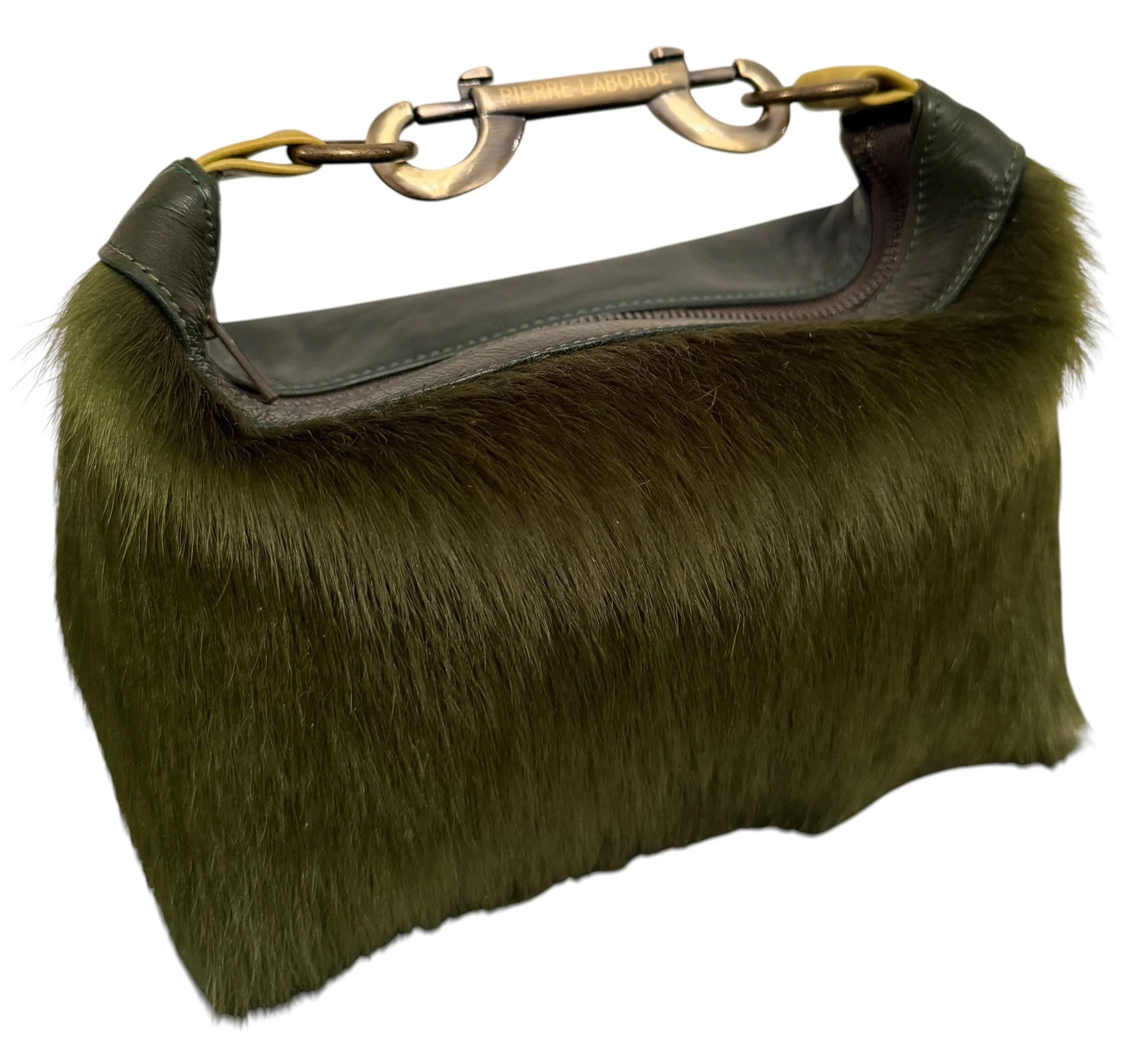 Aurelia /Forest Green Cowhide/ Mix Green Leather Hide