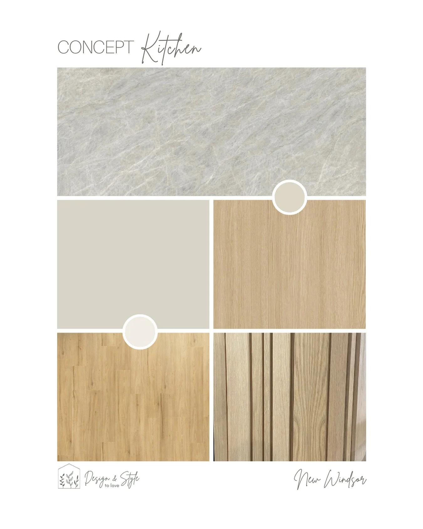 This kitchen concept is all about timeless style with a modern edge! 💫

A calming mix of soft stone, warm timber, and natural tones.

Which detail would you steal for your own kitchen &ndash; the stone, the timber, or the whole look?

.
.
.
#Kitchen