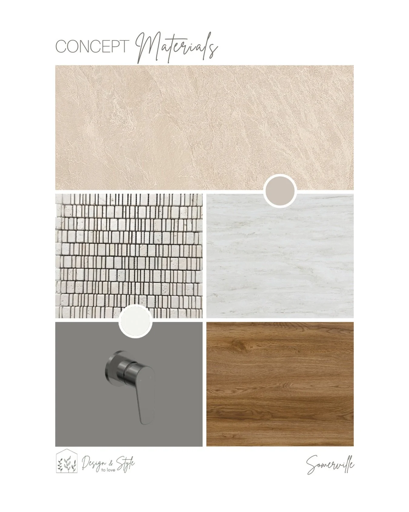 The vision is one thing. The details are where it starts to come together. 💫

This is where the mood board starts becoming something real for the Somerville renovation project.

Warm, earthy tones, organic textures, natural materials and considered 