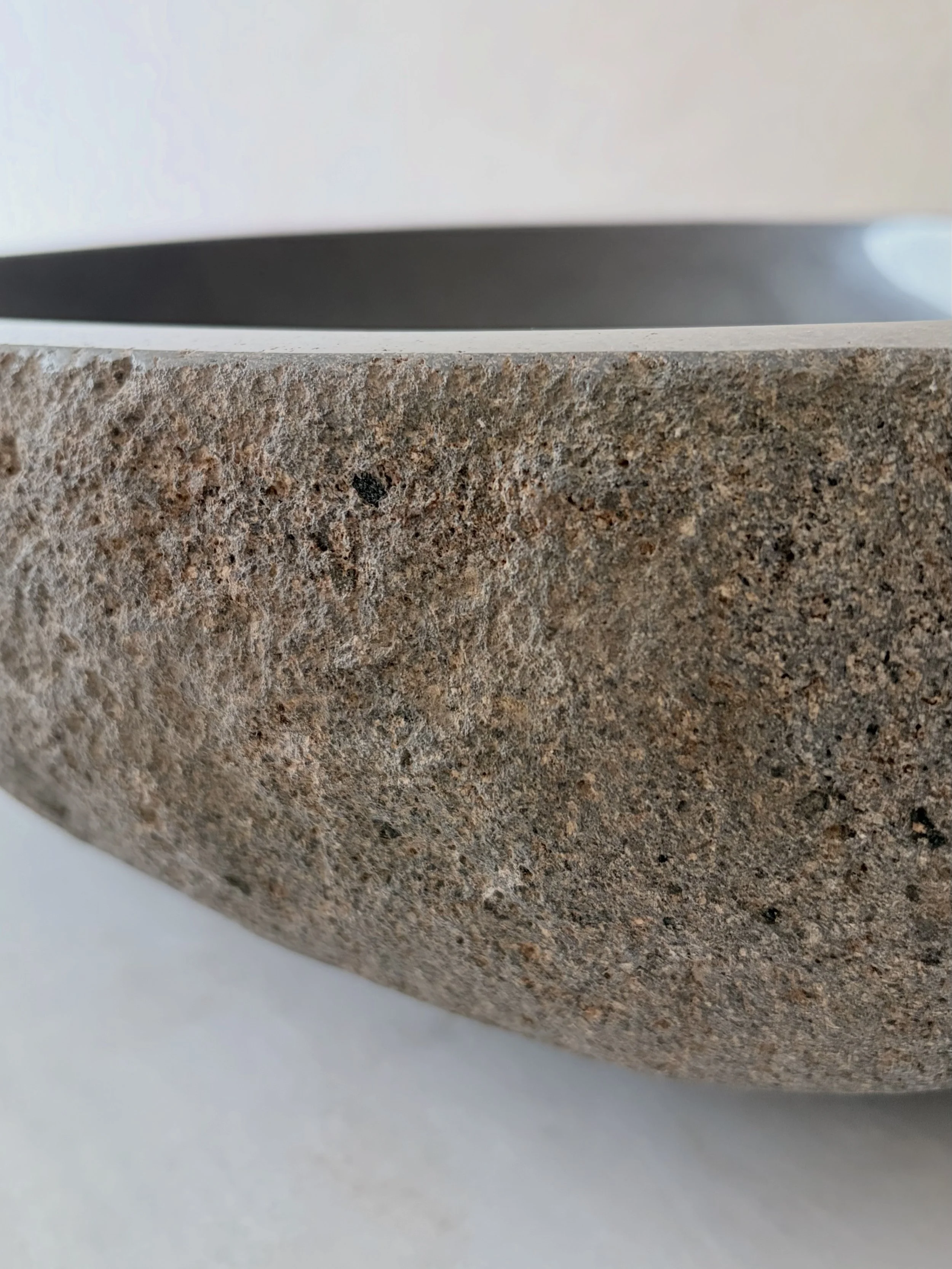 Meet the basin. 🤎

One of the most special pieces in the Somerville bathroom.

That texture. That stone. That shape.

And this is just a very small peek at what&rsquo;s coming 👀 

#basin #stonebasin #bathroomreno #bathroomdesign #interiordesign