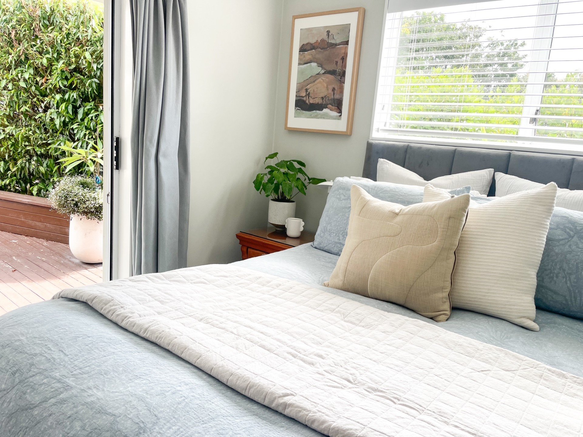 East Auckland bedroom refresh with modern bedroom styling