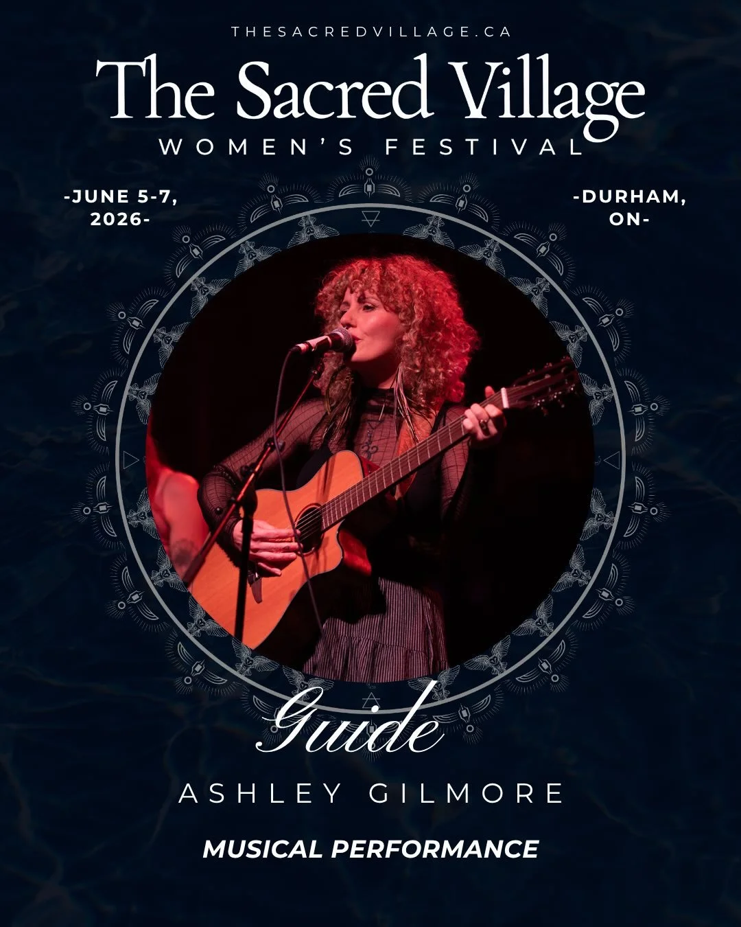 ✨ Meet @ashleygilmoremusic 

Our girl since year 1 and creatress of The Sacred Village anthem 🙏🏼

Ashley Gilmore is a Toronto-based singer, songwriter, and performer, known for her powerful, emotionally open voice. Her songs often feel like intimat