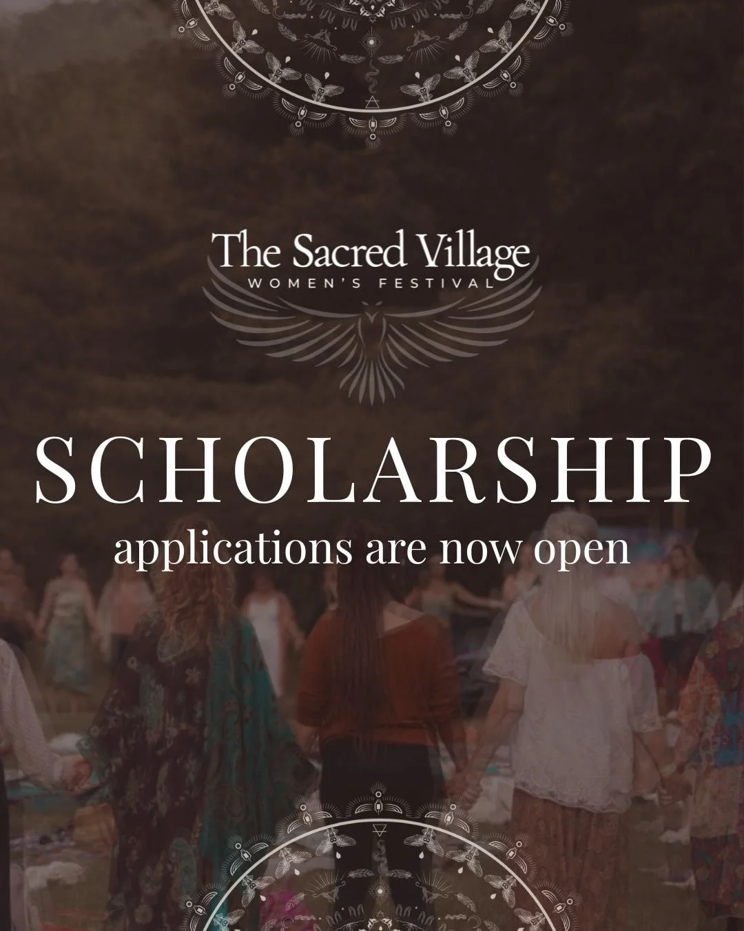 We are opening up 8 scholarships for women who are desiring to attend the Sacred Village Women&rsquo;s Festival this year and facing financial barriers.

If you would benefit or know a sister who would appreciate an opportunity like this please DM us