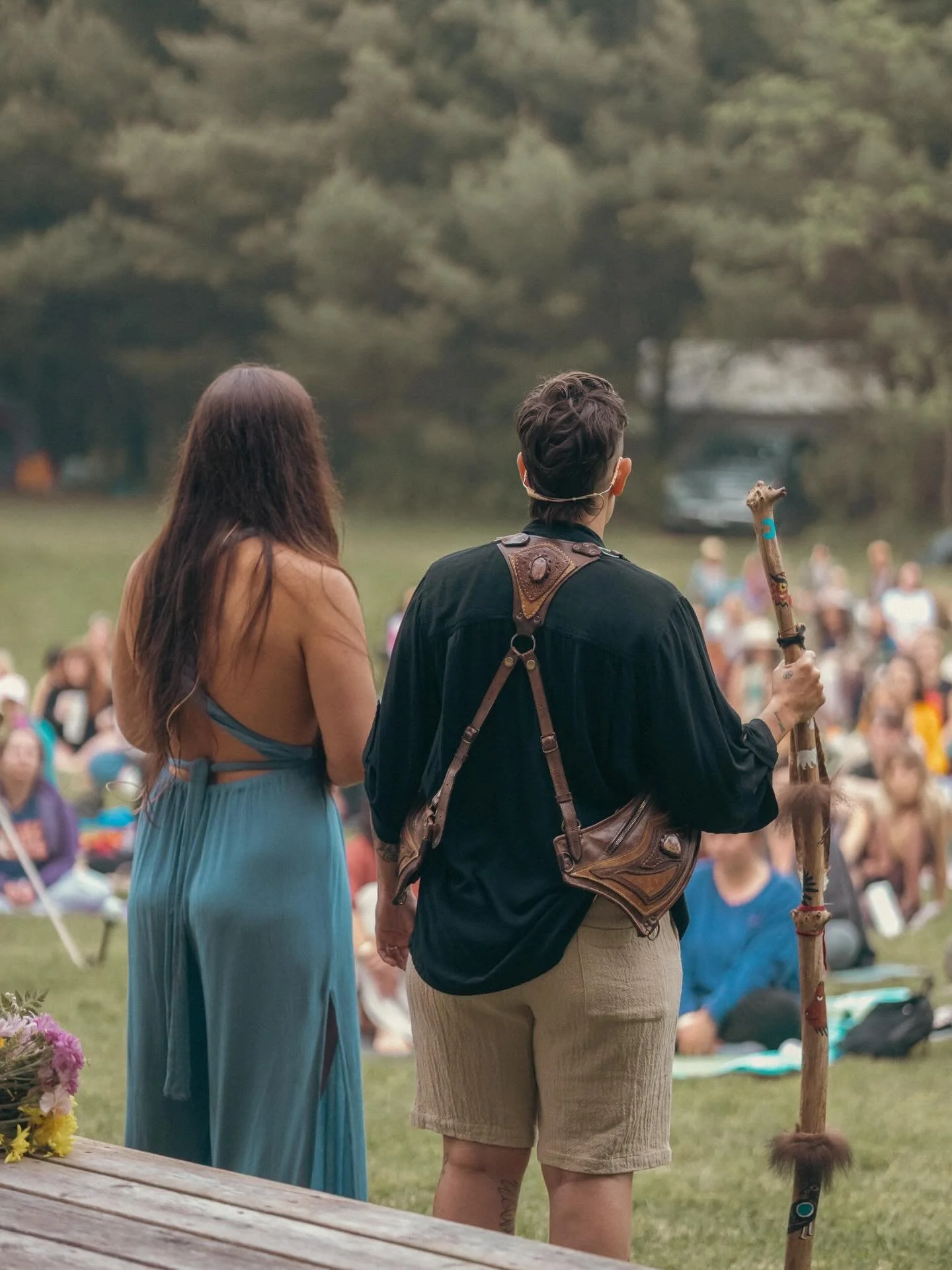 In 6 weeks - 42 days -  we&rsquo;ll be welcoming the team onto the festival grounds, creating altars and weaving beauty in every corner of the land, and embracing the intensity and elation of preparing to hold 400 women through a passage into remembe