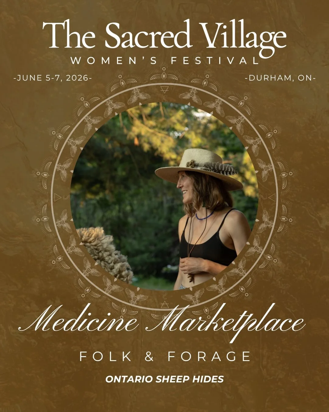 ✨ Meet @folk.and.forage 

Folk &amp; Forage is a natural tannery working with Ontario sheep hides, each one lovingly hand tanned, rooted in the old ways. 

Guided by respect for the land, these hides are crafted into sacred adornment and grounding si