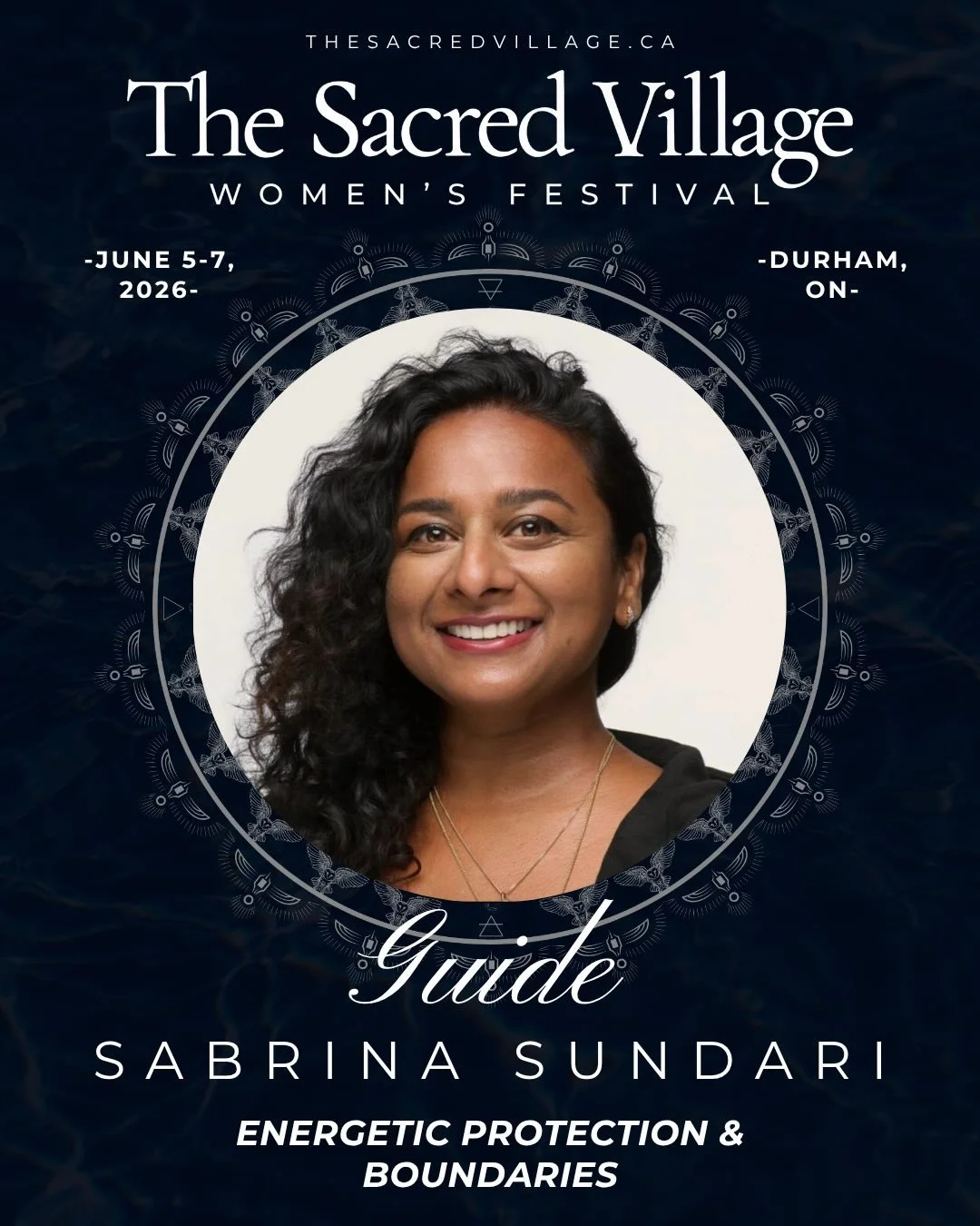 ✨ Meet @sabrinasundari 

Sabrina Sundari combines Somatic Therapy and Clairvoyant insight to help women reclaim their power, restore boundaries, and step fully into their life purpose. Through nervous system and energy work, she helps release overwhe