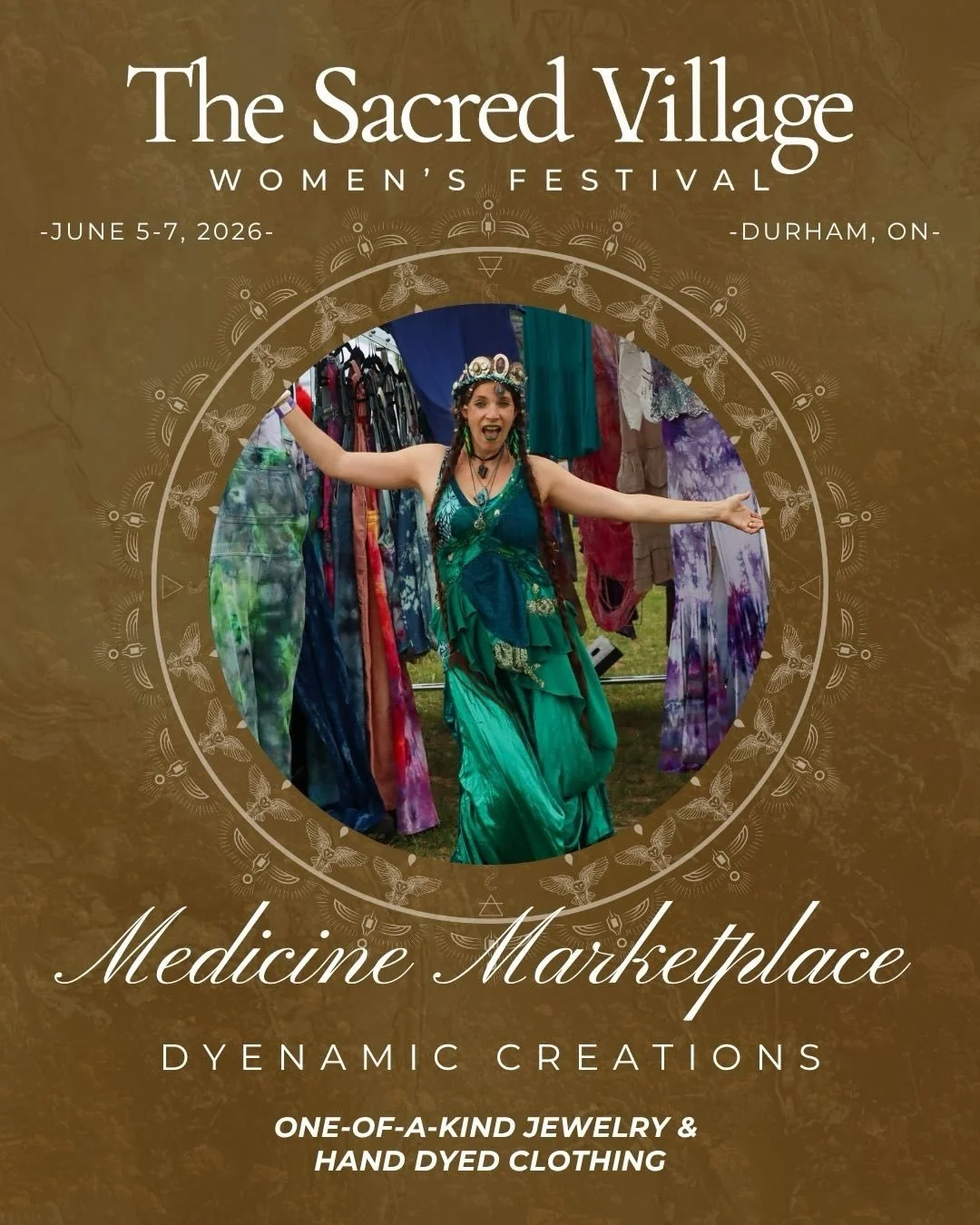 ✨ Meet Stephanie of Dyenamic Creations 

Stephanie is a dynamic artist using multiple mediums to bring her art to life. Utilizing high end gemstones, crystals and frequently- upcycled components, she creates incredible one of a kind jewelry to accent