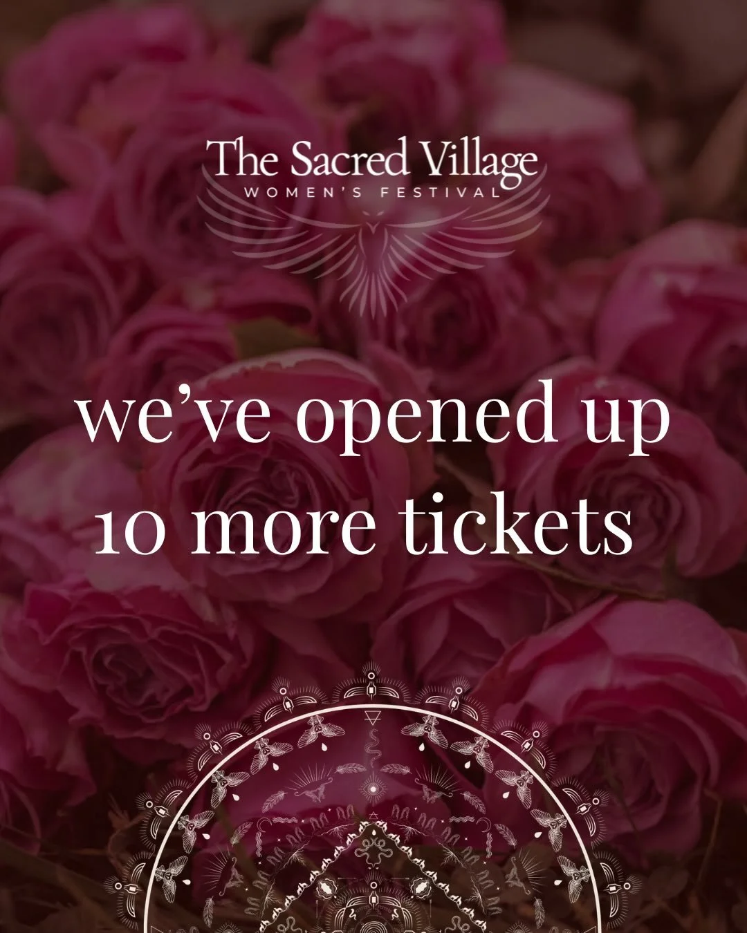 in shaping this year&rsquo;s gathering, we originally chose to place a limit on ticket sales based on what felt aligned for the land, the experience, and our own capacity to steward this year&rsquo;s growth with care and integrity. 🌹

over the past 