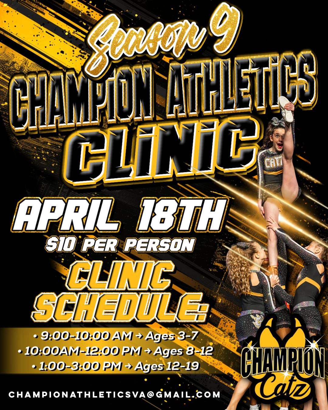 Season 9 Champion Clinic
