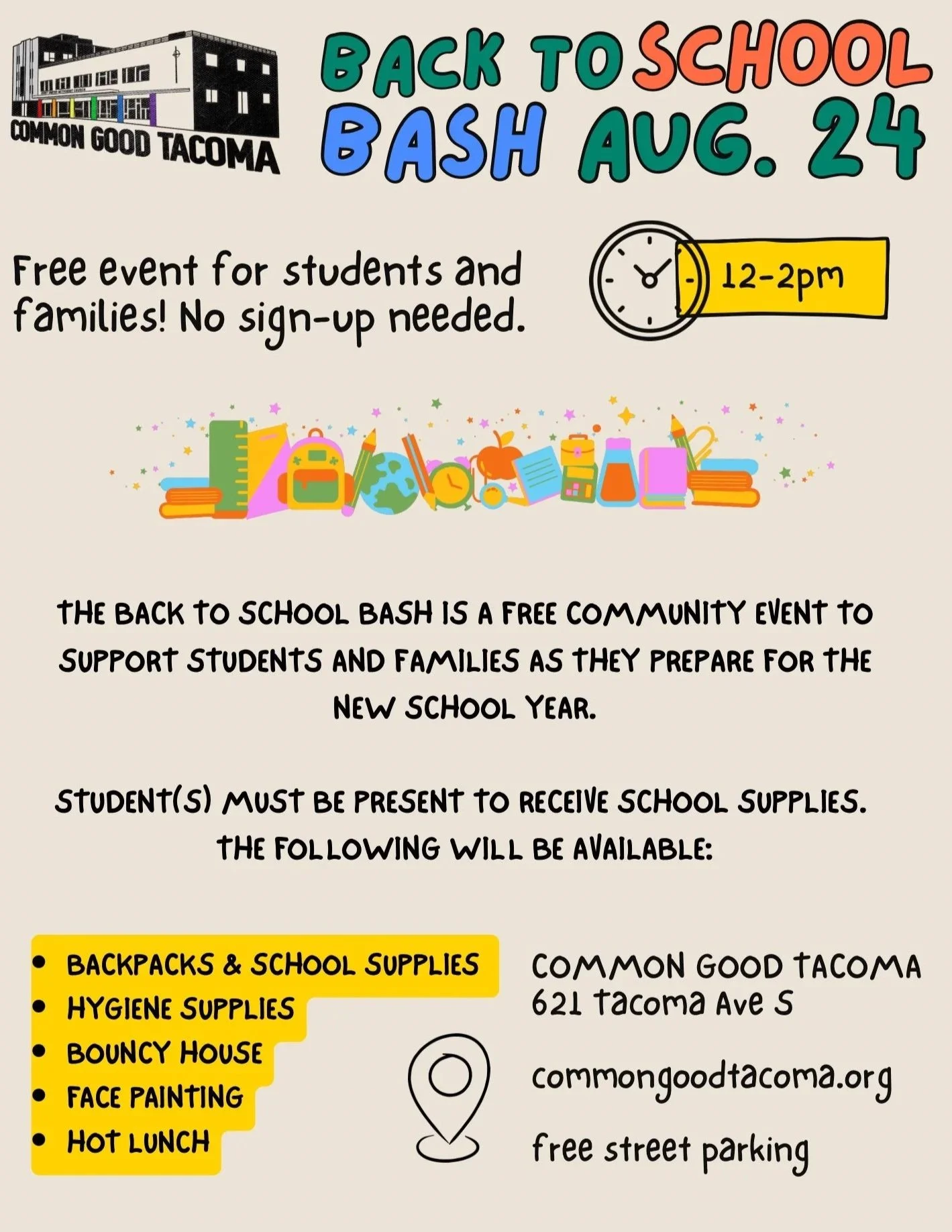 Back to School Bash