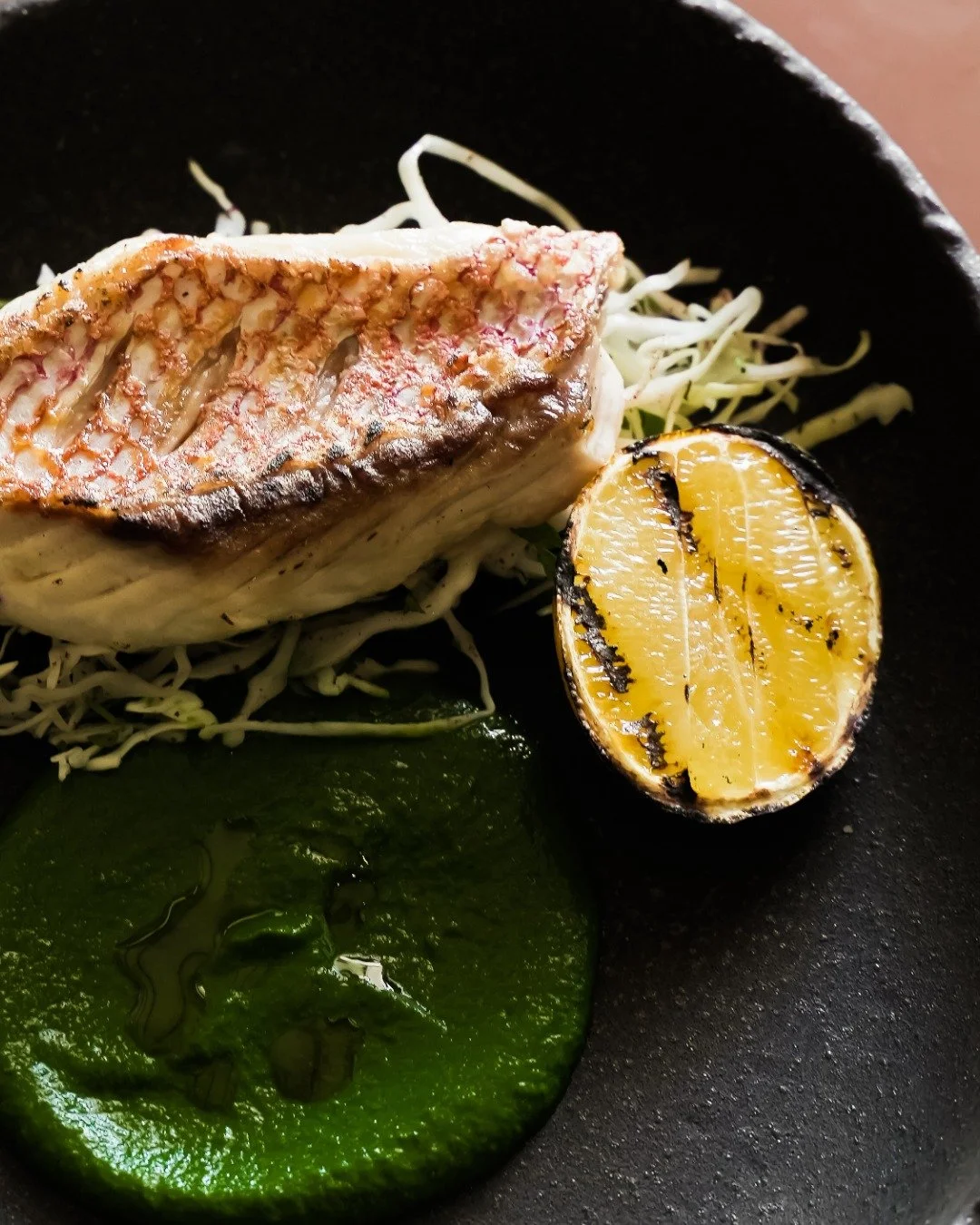 Wild-caught local reef fish, pea salmoriglio, malouf salad

@preston_fresh_seafood_cairns

#codecairns #cairnsrestaurant