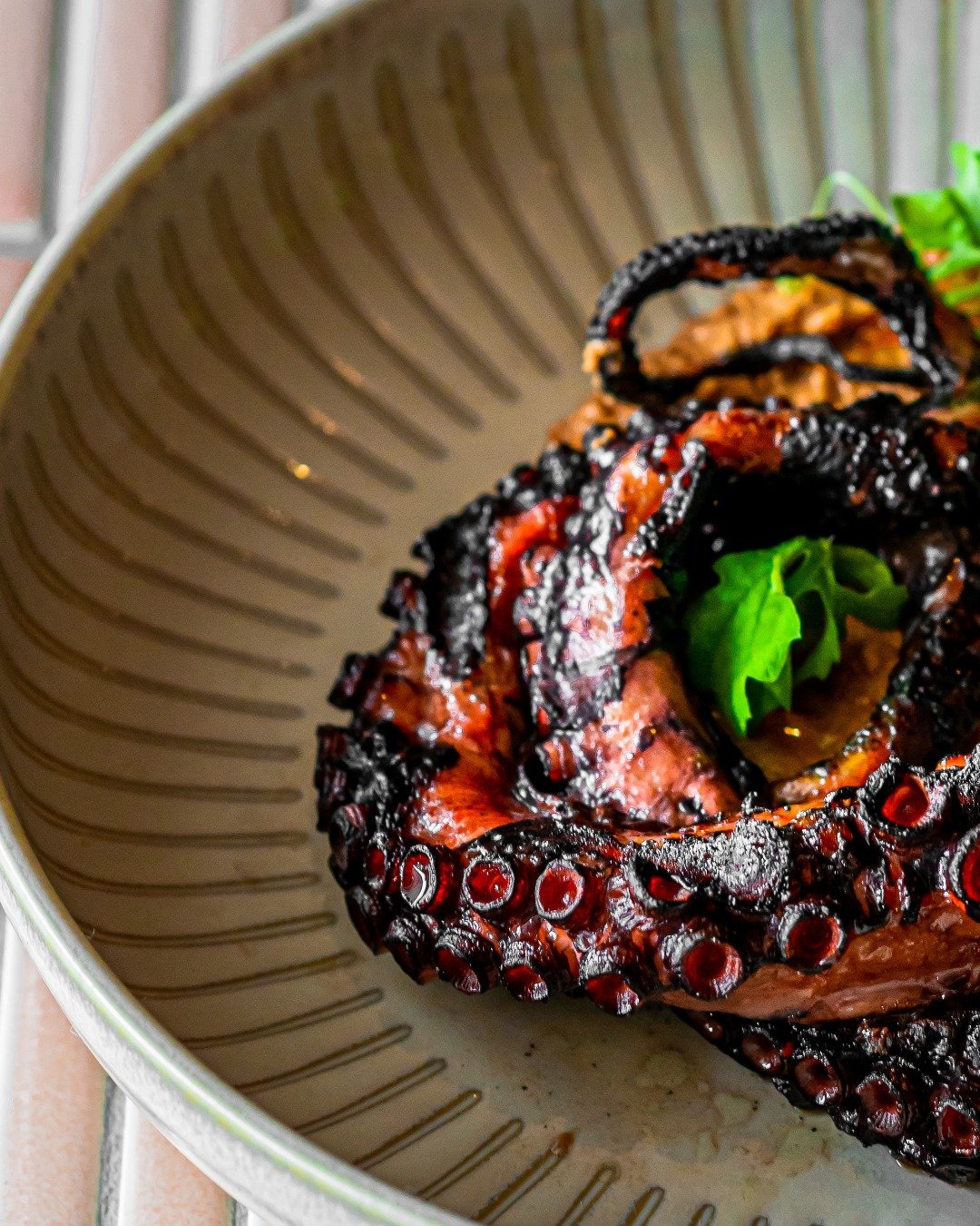 Fremantle octopus with our smoky-sweet muhammara.

#codecairns #cairnsrestaurant