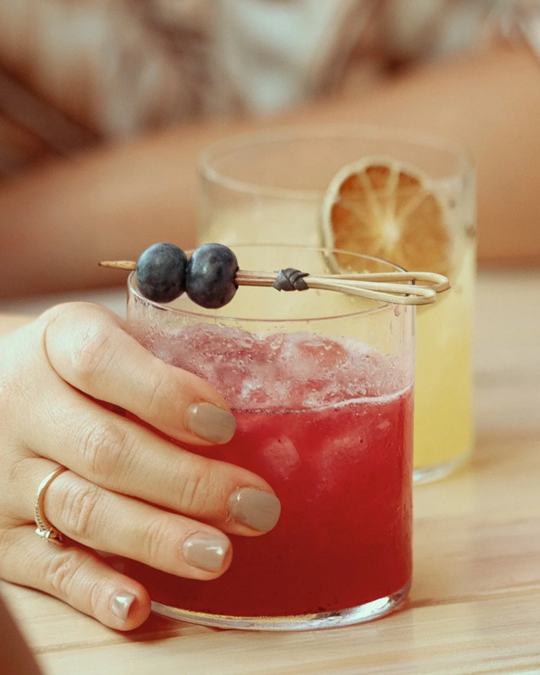 Koch Elemental Mezcal Joven, Pot &amp; Still Fig aperitif, lemon, house blueberry syrup

@kochelmezcal

#codecairns #cairnsbar