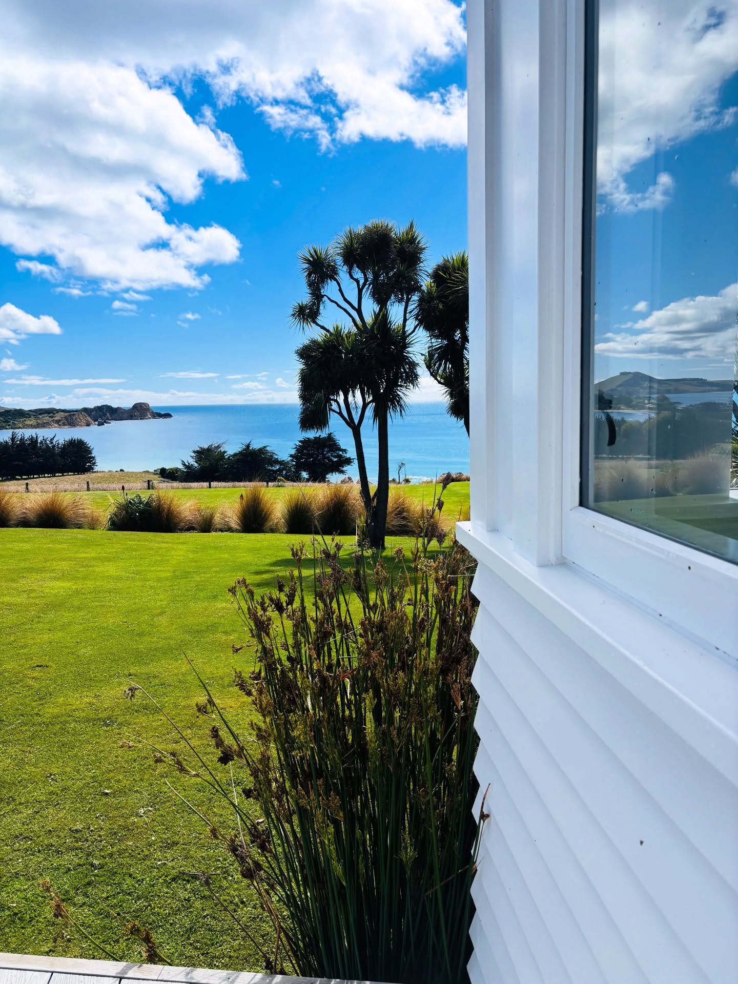 What better place to rest and restore than the seaside . 

A quiet village ; endless sea views ; no noise but for the sound of the kererū in the trees ; and the gentle rhythms of the waves breaking in shore . 

A simple place bestowed with barefoot l