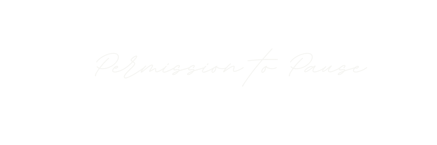 residential retreat : permission to pause