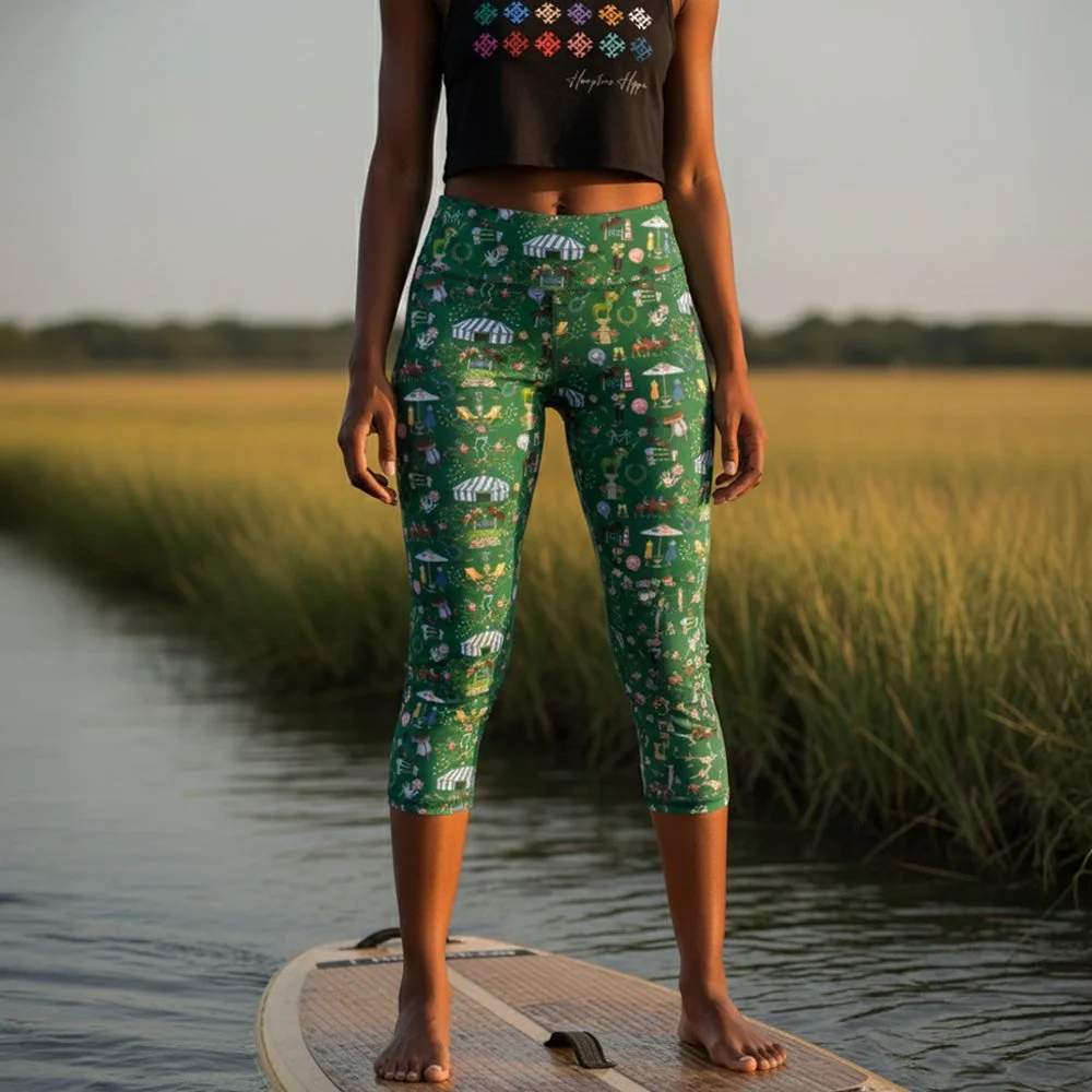 HH equestrian capri leggings -  high waisted yoga pants 2