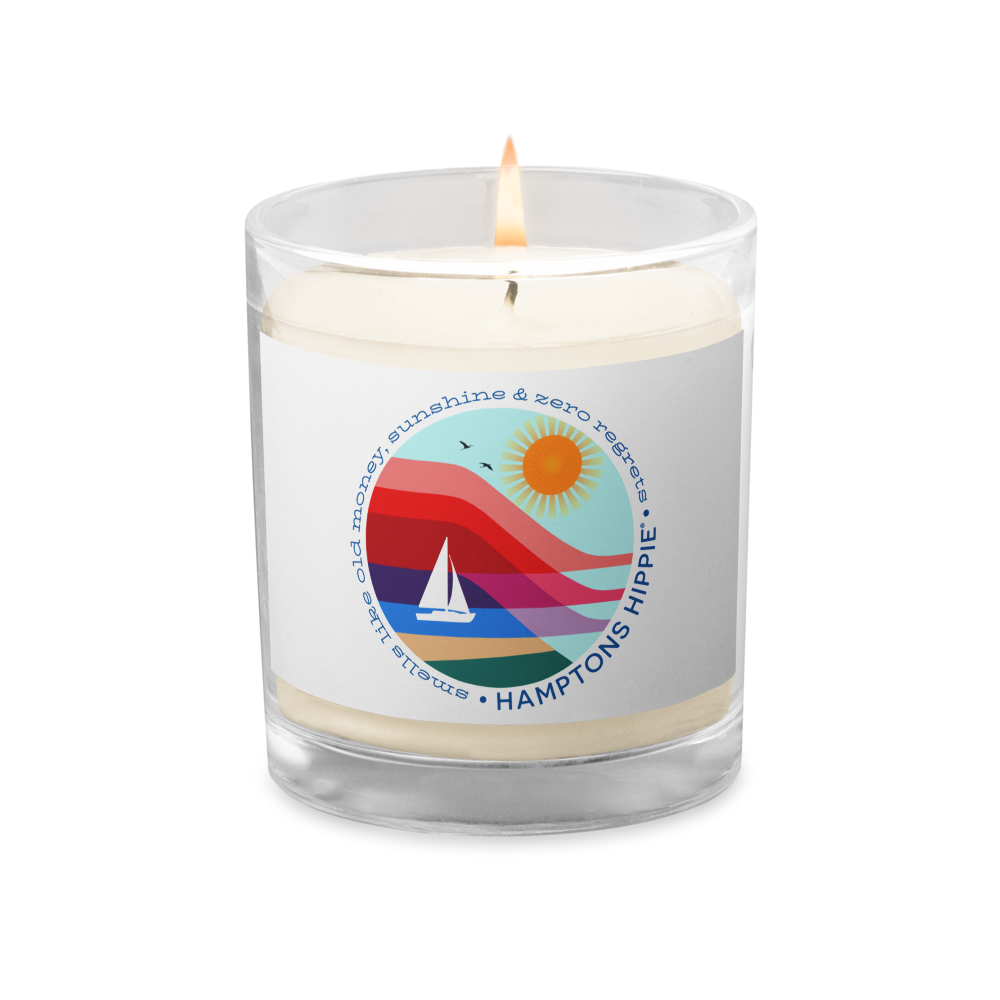 HH glass jar soy wax candle