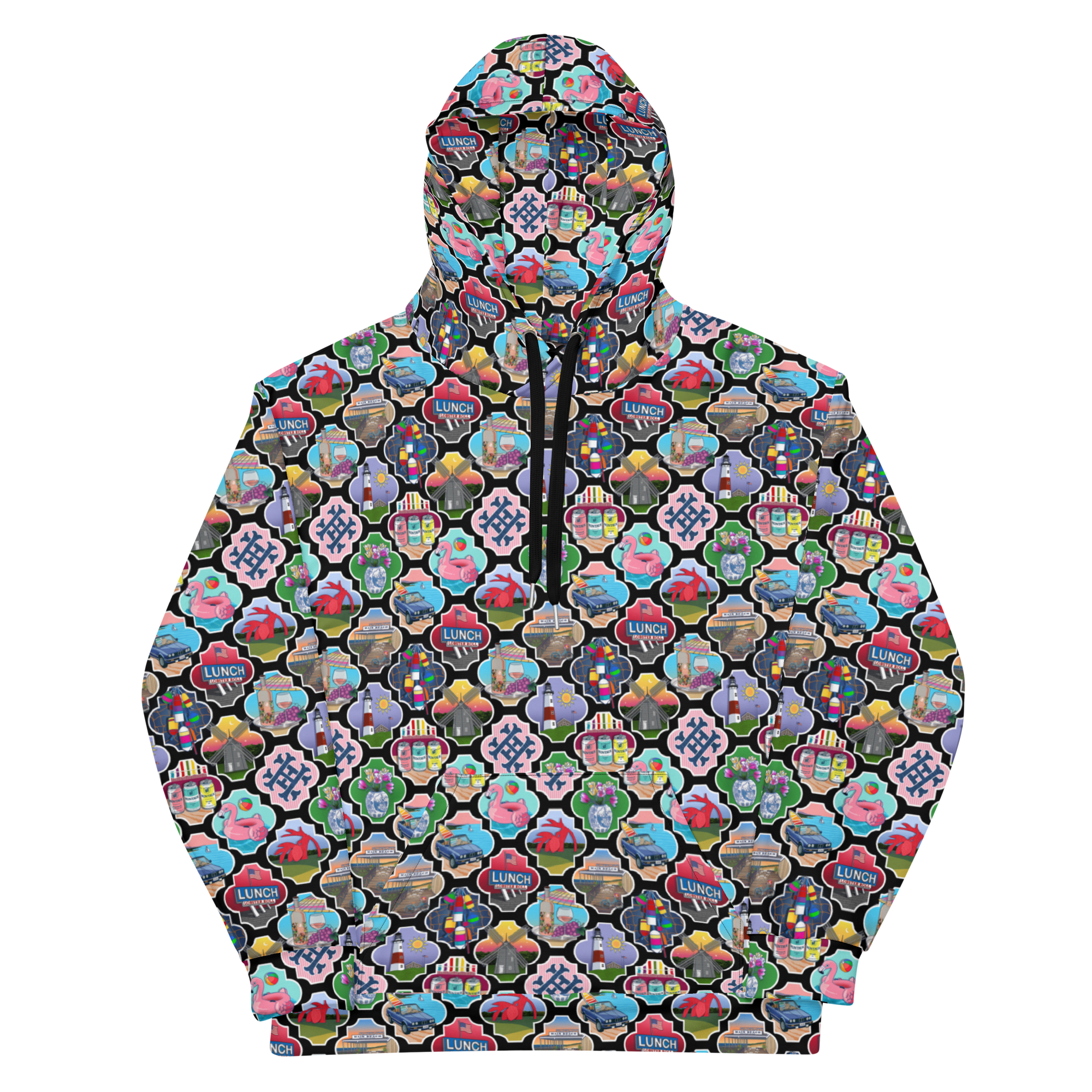 HH men's equestrian print golf polo