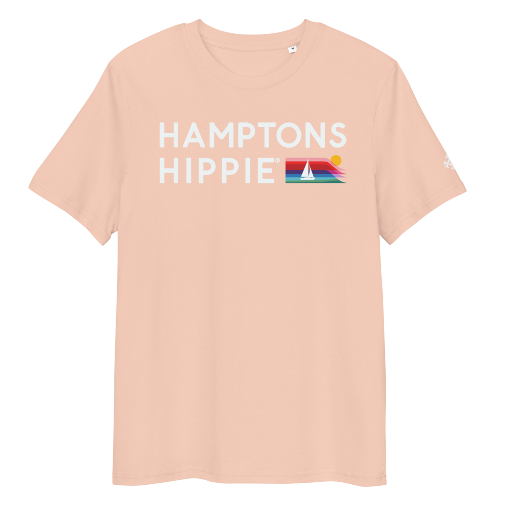 HH unisex logo t-shirt in light peach