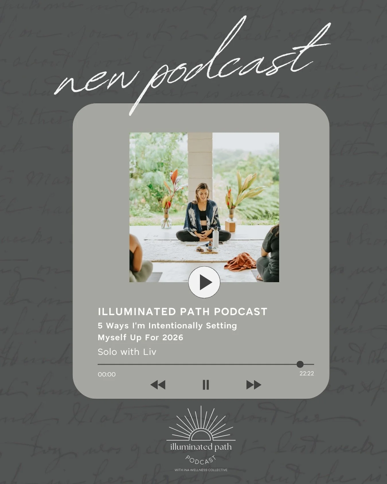 NEW EPISODE DROP

Our final episode of the year - a short &amp; sweet solo with @alignedbyliv on ways to set yourself up to thrive in 2026.

Available now on:
🎧 Spotify 
🎧 Apple Podcasts
🎧 YouTube

Ready to make 2026 your best year yet?! 

➡️ DM &