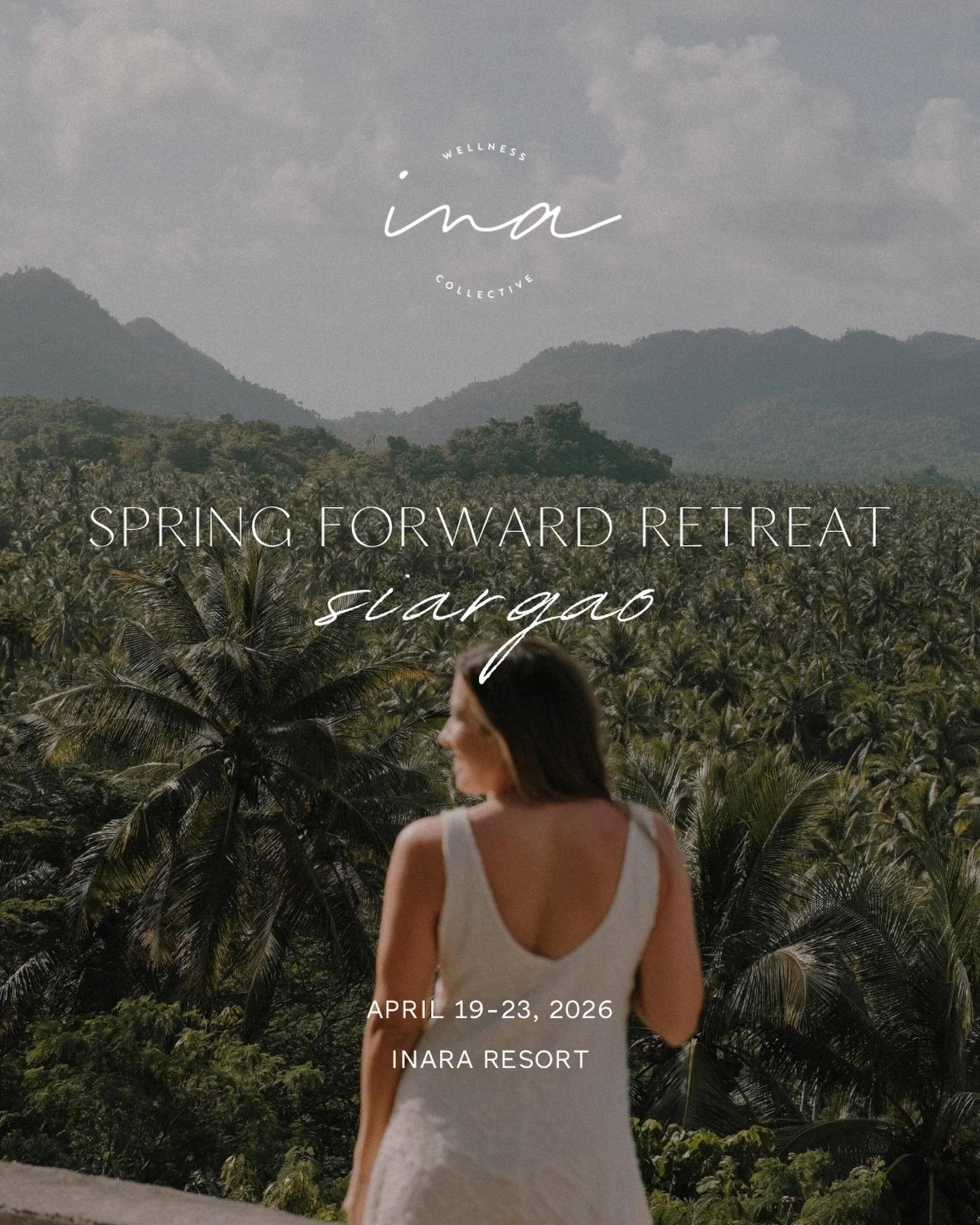 Spring Forward in Siargao

A 4 night/5 day holistic wellness immersion to a beautiful + laid back + soul filled island in the Philippines. Expect spacious days with chef prepared meals, stunning nature + culture excursions, yoga &amp; wellness worksh