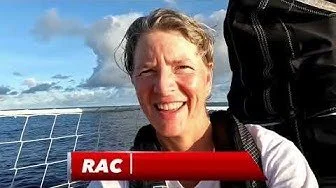 Dr Dianne McGrath at the bow of PSP Logistics