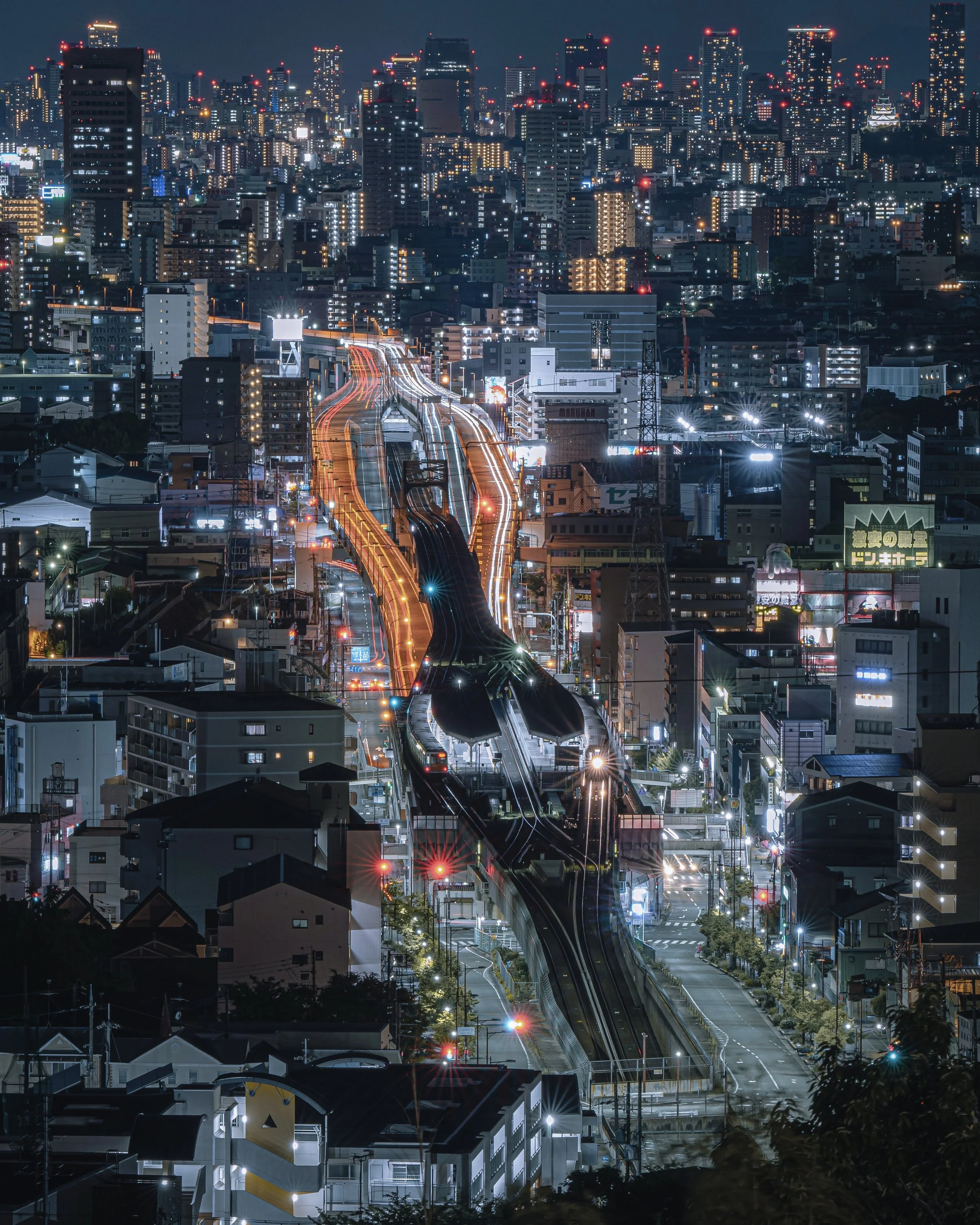 Iconic Japan #30 %22Night View of Osaka%22.JPG