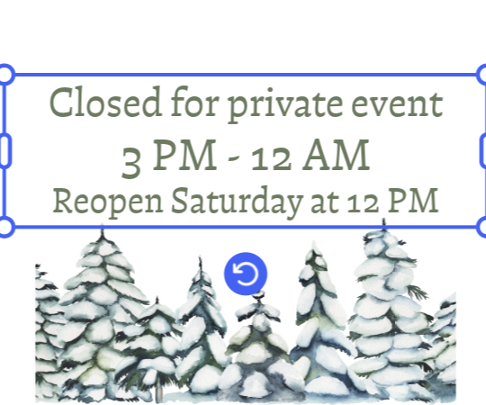 Closed for Private Event